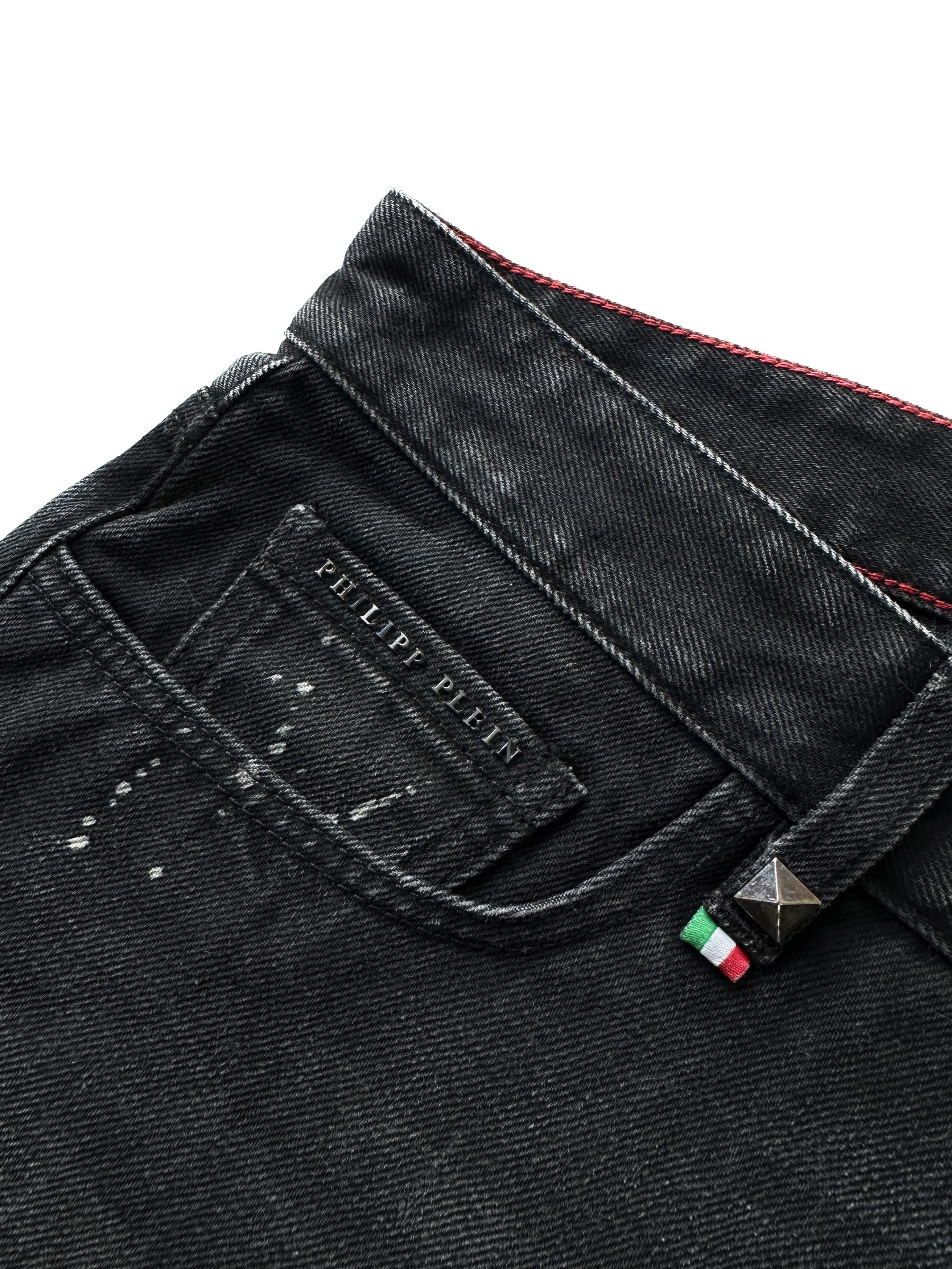 Philipp Plein Philipp Plein Retro Superhero grey denim jeans Size US 34 / EU 50 - 6 Thumbnail