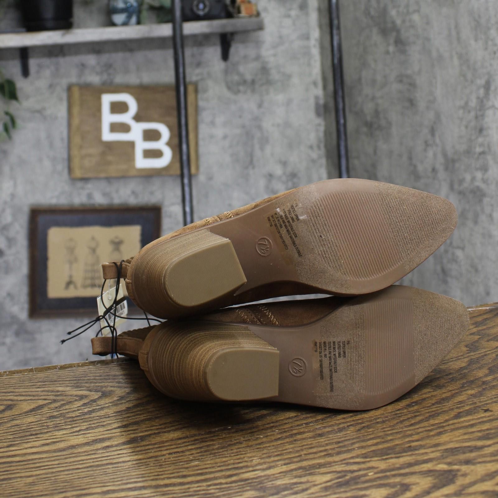 Other Nwt Universal Thread Ankle Boots 88225814 Cognac Brown 7.5m Size US 7.5 / IT 37.5 - 5 Thumbnail