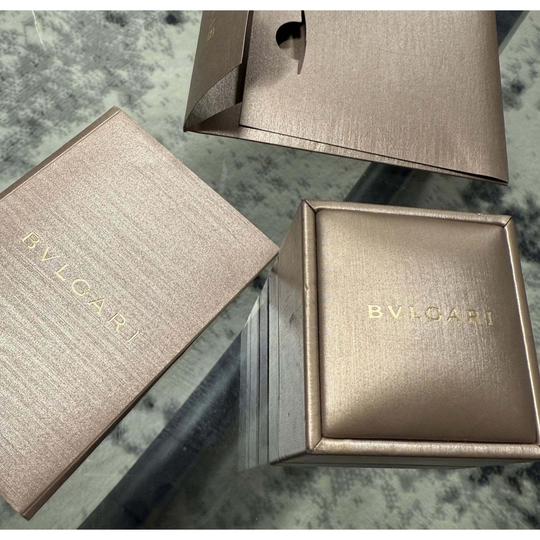 Bvlgari Bvlgari Platinum Diamond Band Ring With Original Box & Packa Size ONE SIZE - 3 Thumbnail