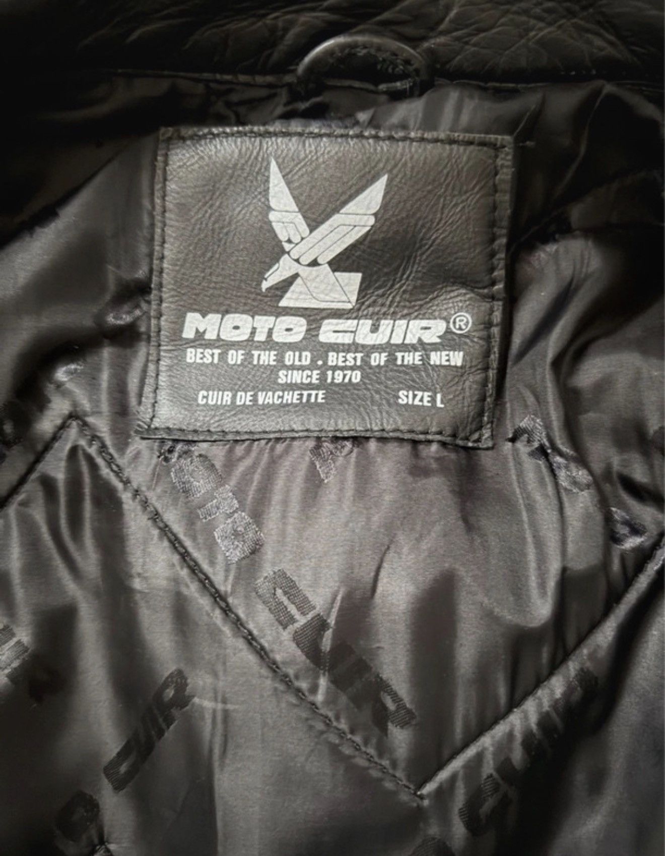 Vintage Vintage Archive 1980s Cropped Leather Military Jacket Size US L / EU 52-54 / 3 - 6 Thumbnail
