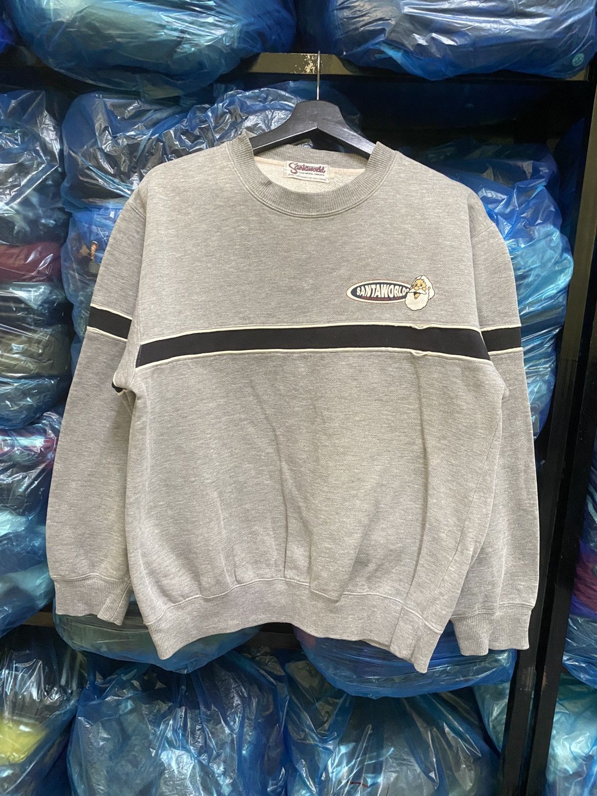 Vintage Vintage 1984 Santaworld Mora Sweden Grey Sweatshirt Santa Size US M / EU 48-50 / 2 - 7 Thumbnail