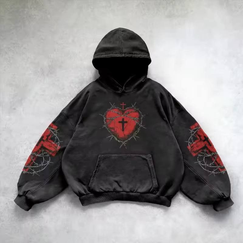 Japanese Brand × Vintage vintage hoodie ♥ Size US XL / EU 56 / 4 - 1 Thumbnail