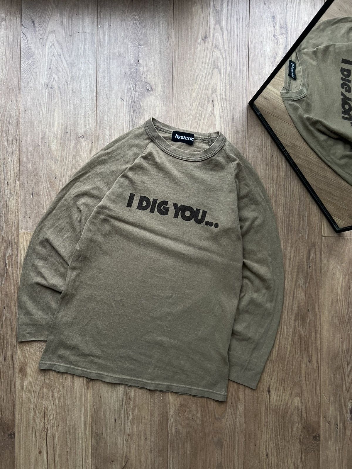 Hysteric Glamour 00’s HYSTERIC GLAMOUR I DIG YOU LONGSLEEVE Y2K RARE Size US M / EU 48-50 / 2 - 1 Thumbnail
