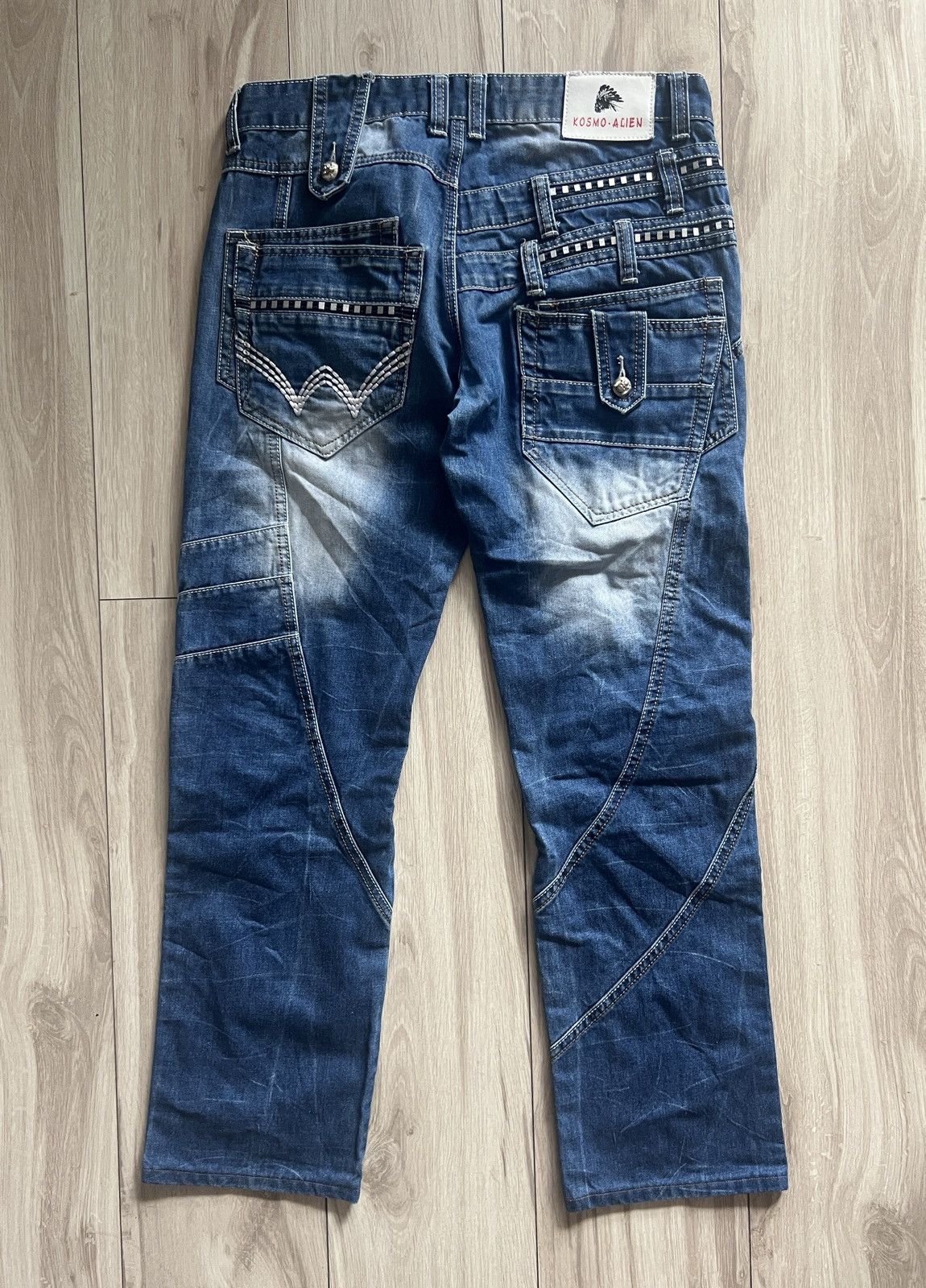 Japanese Brand × Vintage Y2K vintage Kosmo lupo Alien jeans Size US 32 / EU 48 - 1 Thumbnail
