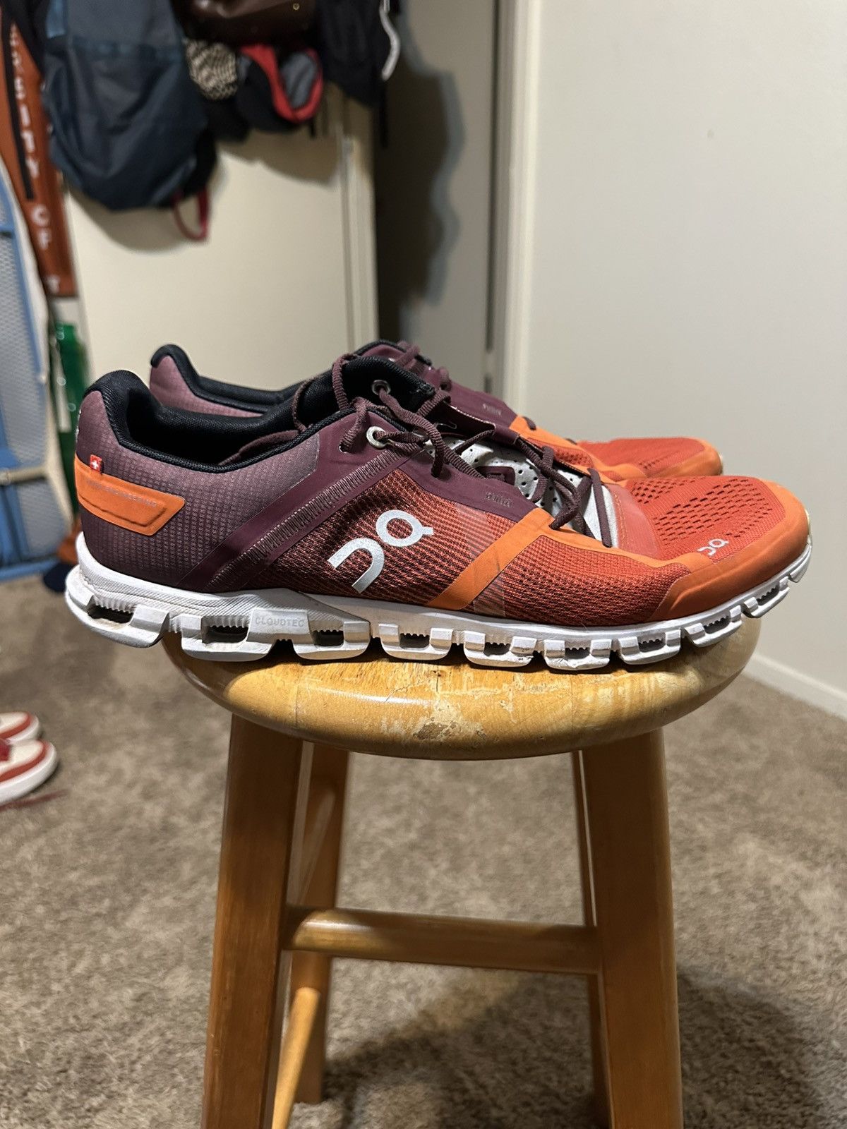 Nike On Running Orange and Black Athletic Shoes with size 11.5 Size US 11.5 / EU 44-45 - 1 Thumbnail