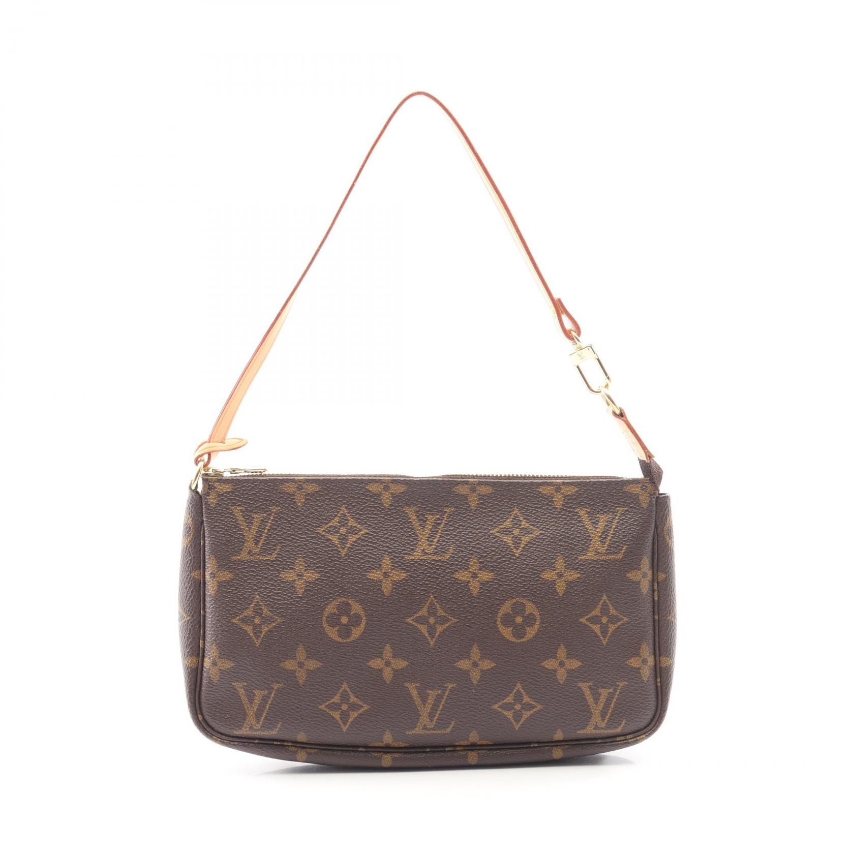 Louis Vuitton Louis Vuitton Louis Vuitton Pochette Accessoires Monogram Clutch Bag Textile Handbag M51980 DUTY FREE for USA Size ONE SIZE - 1 Thumbnail
