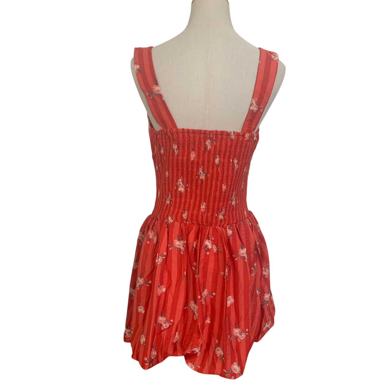 Anthropologie NWT By Anthropologie Square-Neck Smocked Mini Dress Size M / US 6-8 / IT 42-44 - 5 Thumbnail