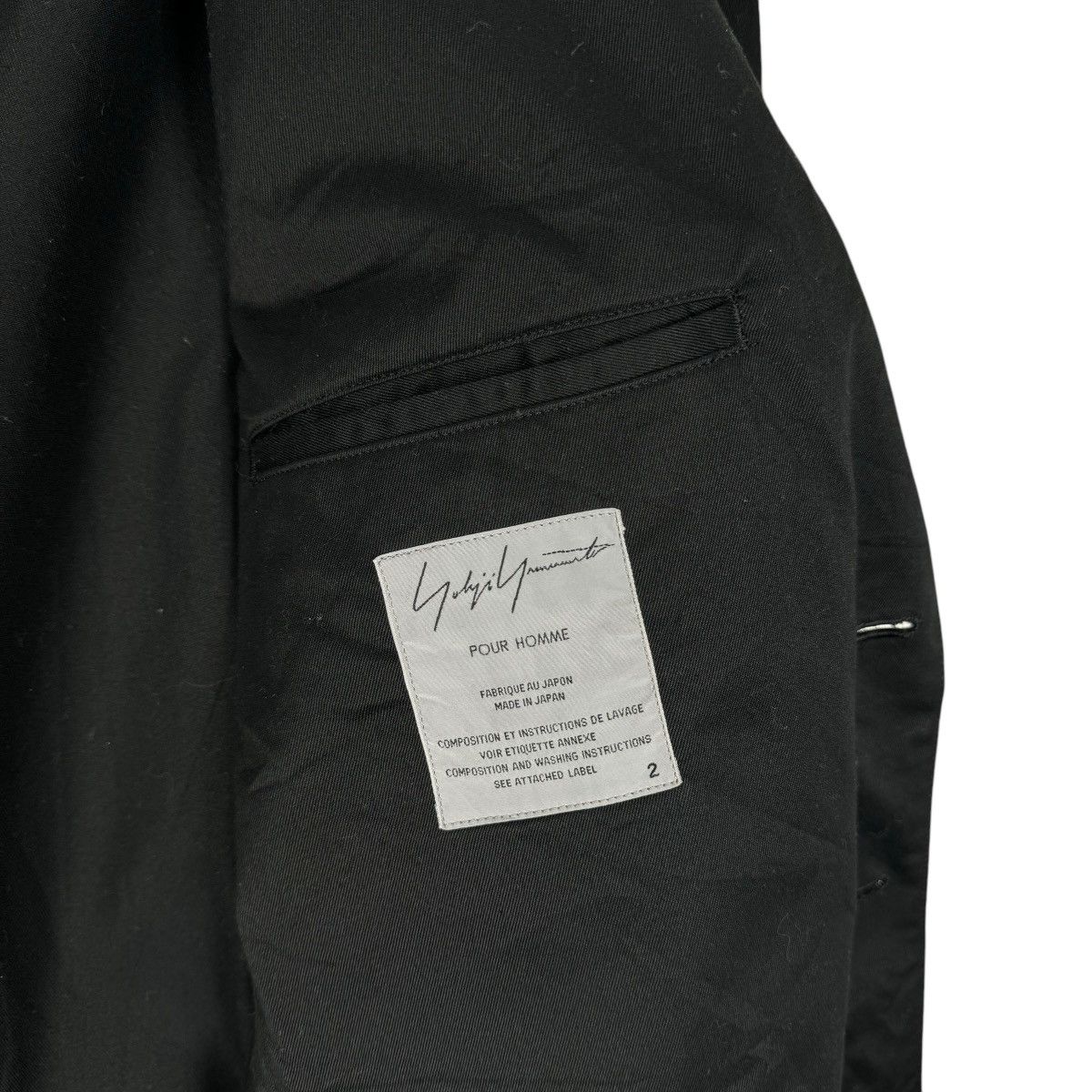 Yohji Yamamoto 🌟YOHJI YAMAMOTO PH SIGNATURE SS2003 LONG JACKET Size US M / EU 48-50 / 2 - 11 Thumbnail