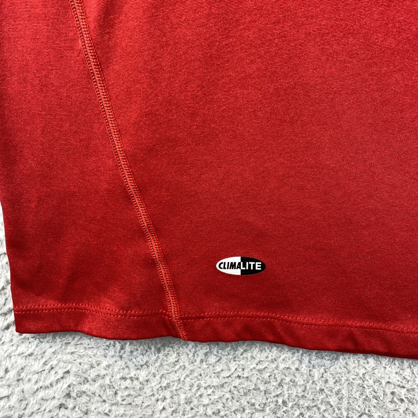 Adidas Adidas Shirt Men M Red Dri-Fit Short Sleeve Crew Neck Climacool Sports Lightweight Logo Size M Size US M / EU 48-50 / 2 - 3 Thumbnail