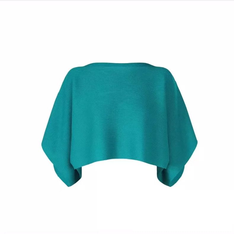 Issey Miyake Issey Miyake size:2 Lake green knitted seamless pullover t Size XS / US 0-2 / IT 36-38 - 6 Thumbnail