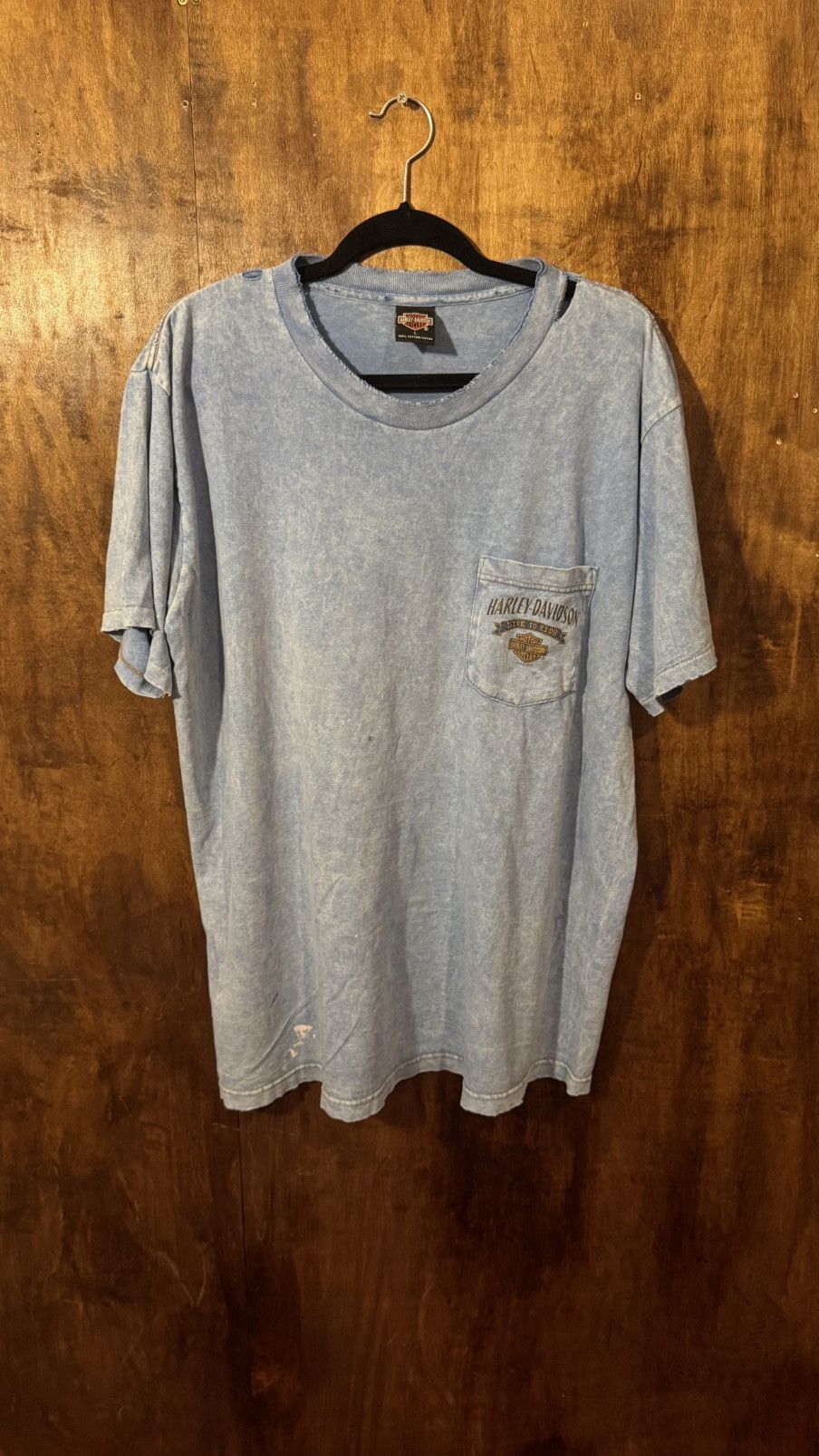 Harley Davidson × Vintage Blue vintage Harley Davidson Shirt Size US L / EU 52-54 / 3 - 5 Thumbnail