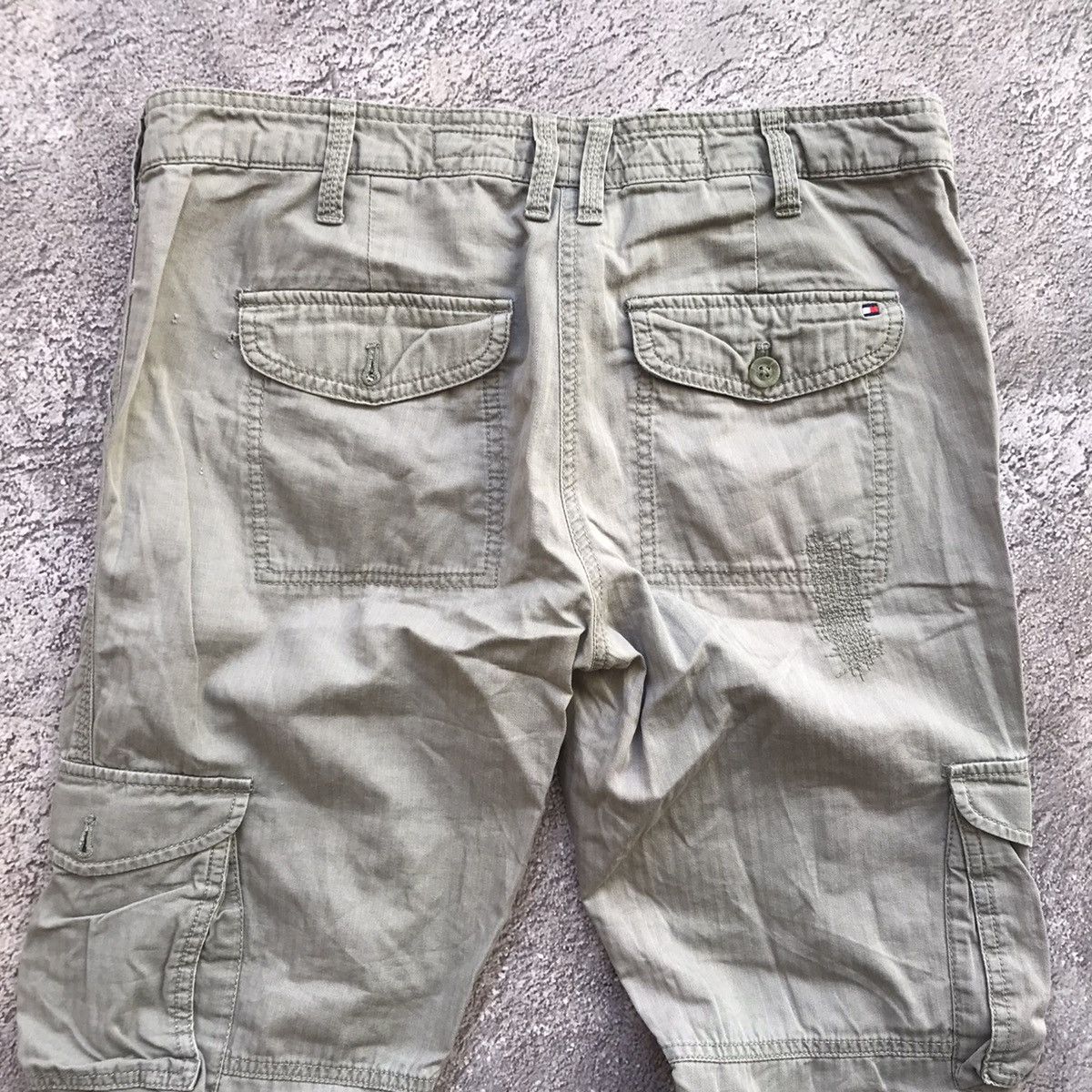 Vintage Vintage 90s Baggy Cargo Pants Distressed Parachute Streetwea Size 30" / US 8 / IT 44 - 7 Thumbnail