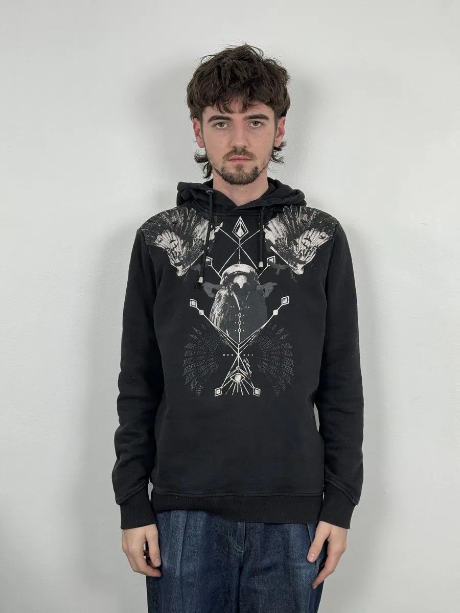 Just Cavalli AW2017 Cavalli Black Bird Zip Hoodie Size US M / EU 48-50 / 2 - 1 Thumbnail