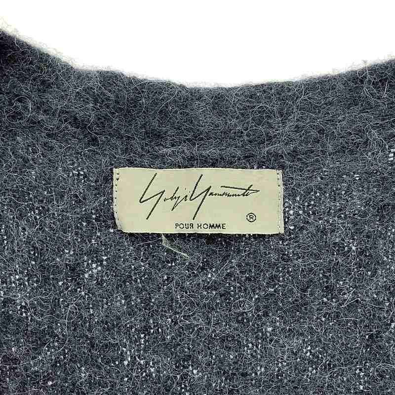 Yohji Yamamoto yohji yamamoto pour homme 18AW Mohair blend/knit/cardigan Size US L / EU 52-54 / 3 - 5 Thumbnail