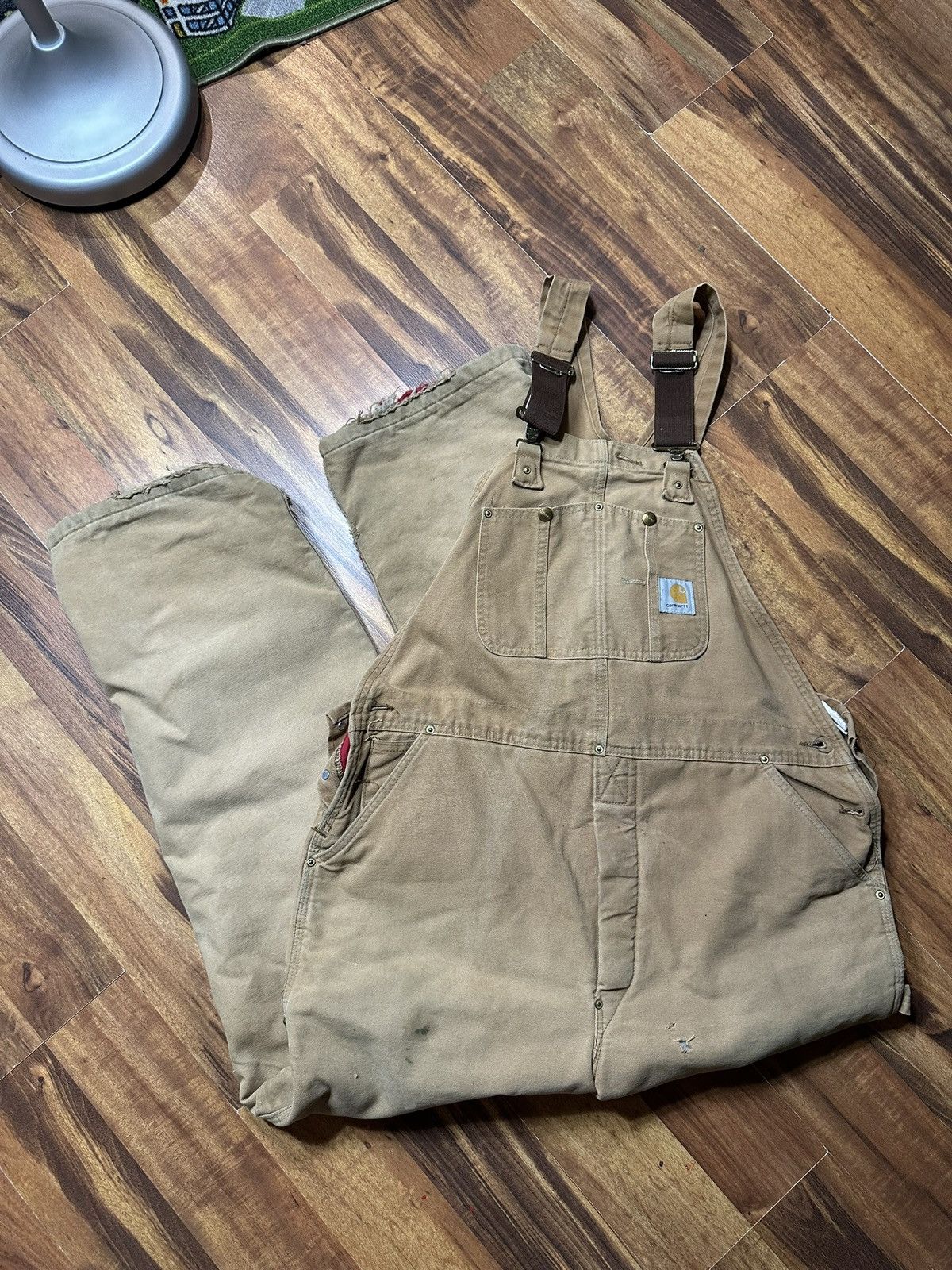 Carhartt × Vintage Insulated Double Knee Carhartt Overalls 42x32 Size US 42 / EU 58 - 4 Thumbnail