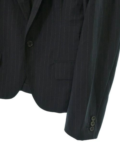 Comme des Garcons SHIRT Jacket Stripes Wool 1 Button Flap Pocket Navy x Gray Size US S / EU 44-46 / 1 - 5 Thumbnail