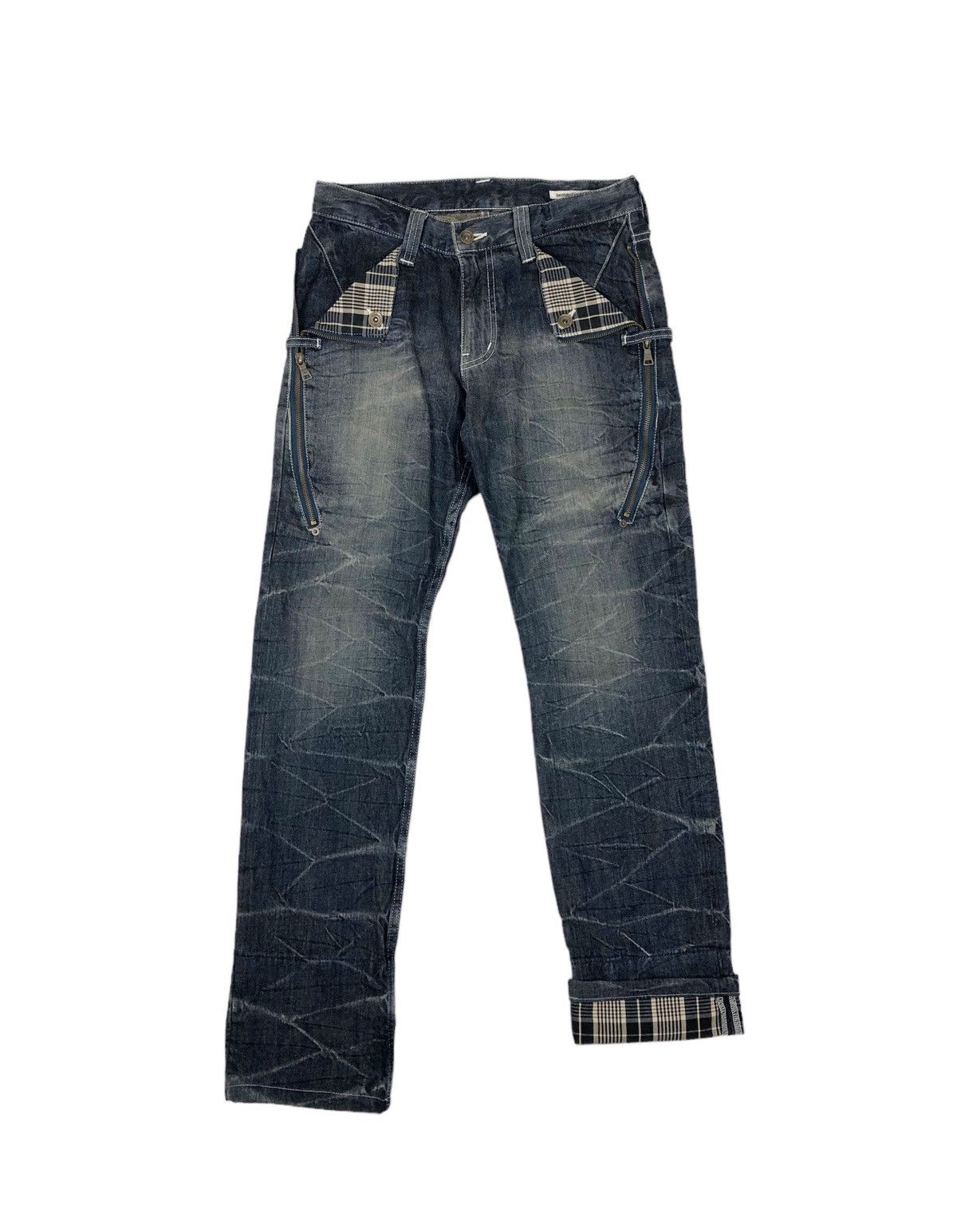 Hysteric Glamour Japanese Brand Semantic Design Stone Wash Denim Jeans Size US 30 / EU 46 - 1 Thumbnail