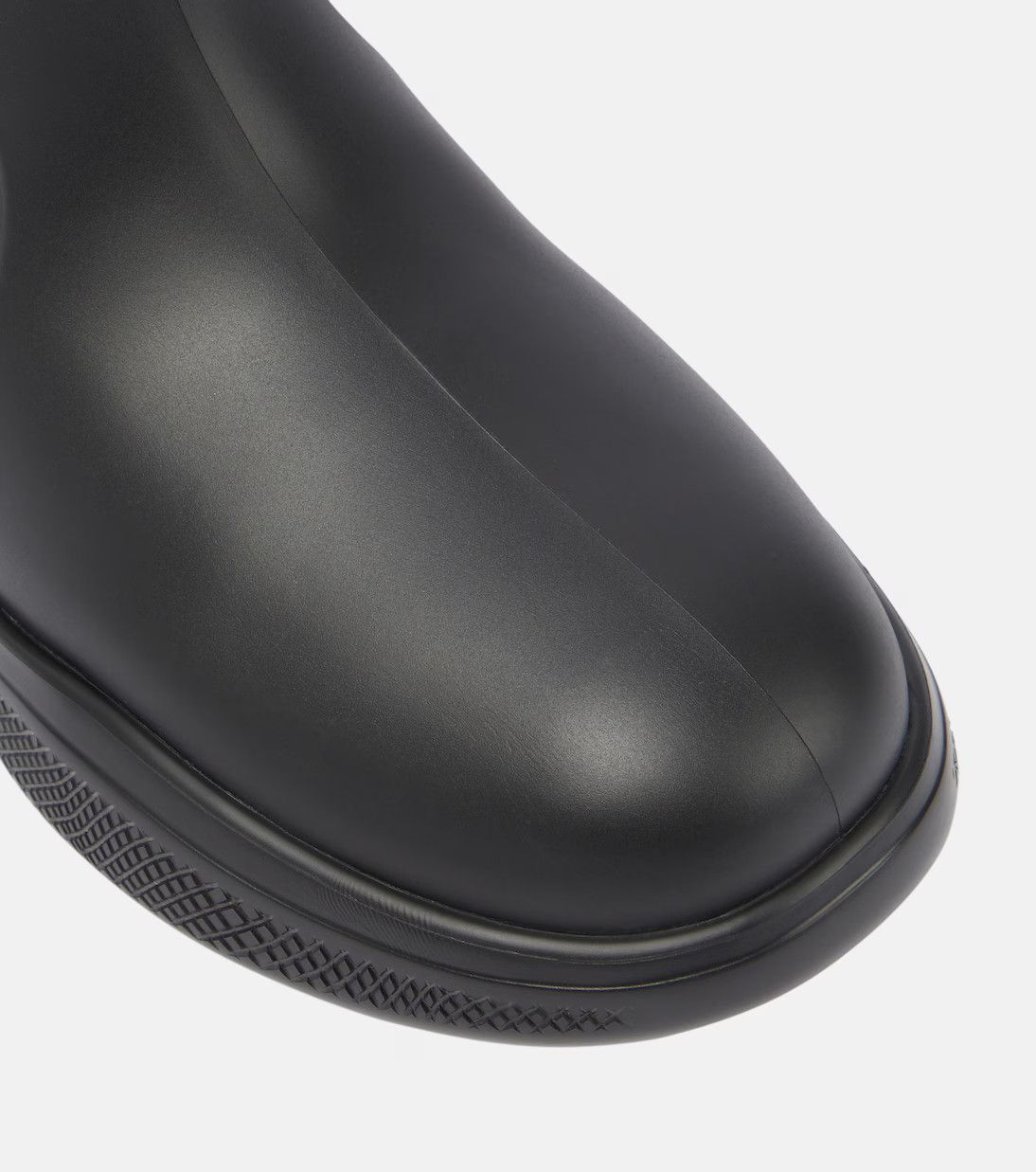 Prada o1B3y1r0226 Rubber Ankle Boots in Black Size US 10 / IT 40 - 6 Thumbnail