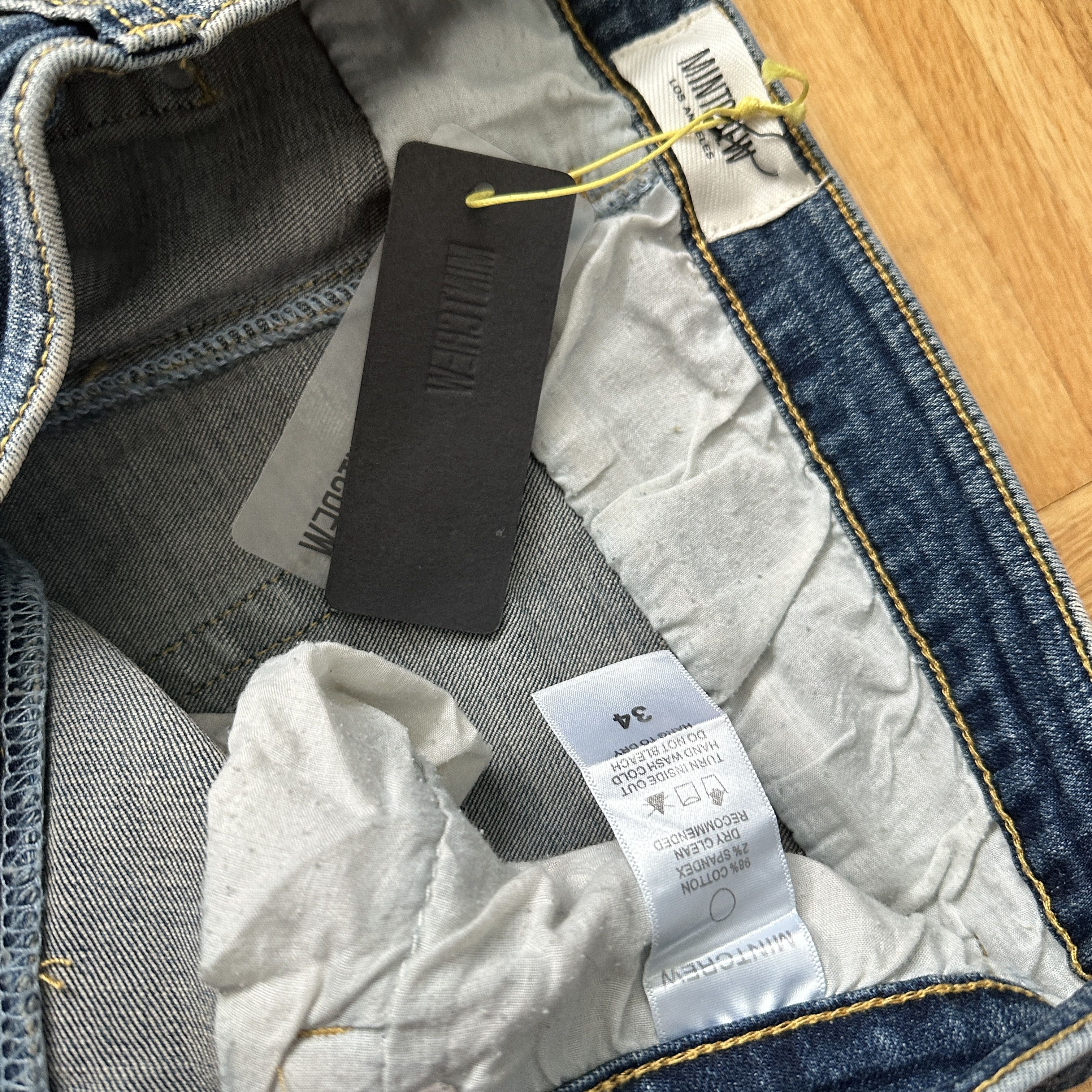 Mintcrew MintCrew Patch Repair Denim Indigo Size 34 Brand New Size US 34 / EU 50 - 5 Thumbnail