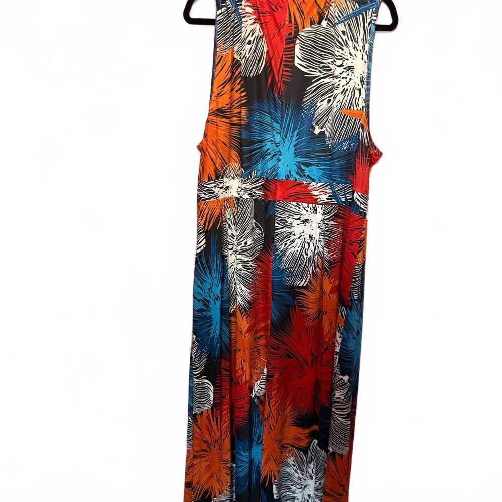 Designer Colorful Floral Print Jumpsuit - Chic & Comfortable Size ONE SIZE - 3 Thumbnail