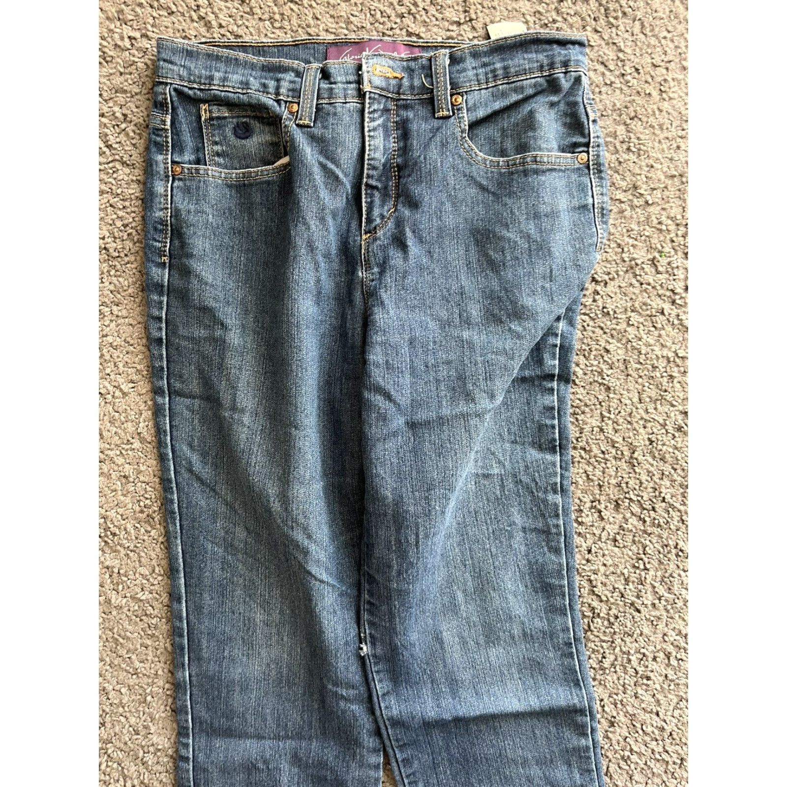 Gloria Vanderbilt Gloria Vanderbilt Jeans Womens Size 8 Short Blue Straight Leg Amanda Dark Wash Denim Size 30" / US 8 / IT 44 - 2 Thumbnail
