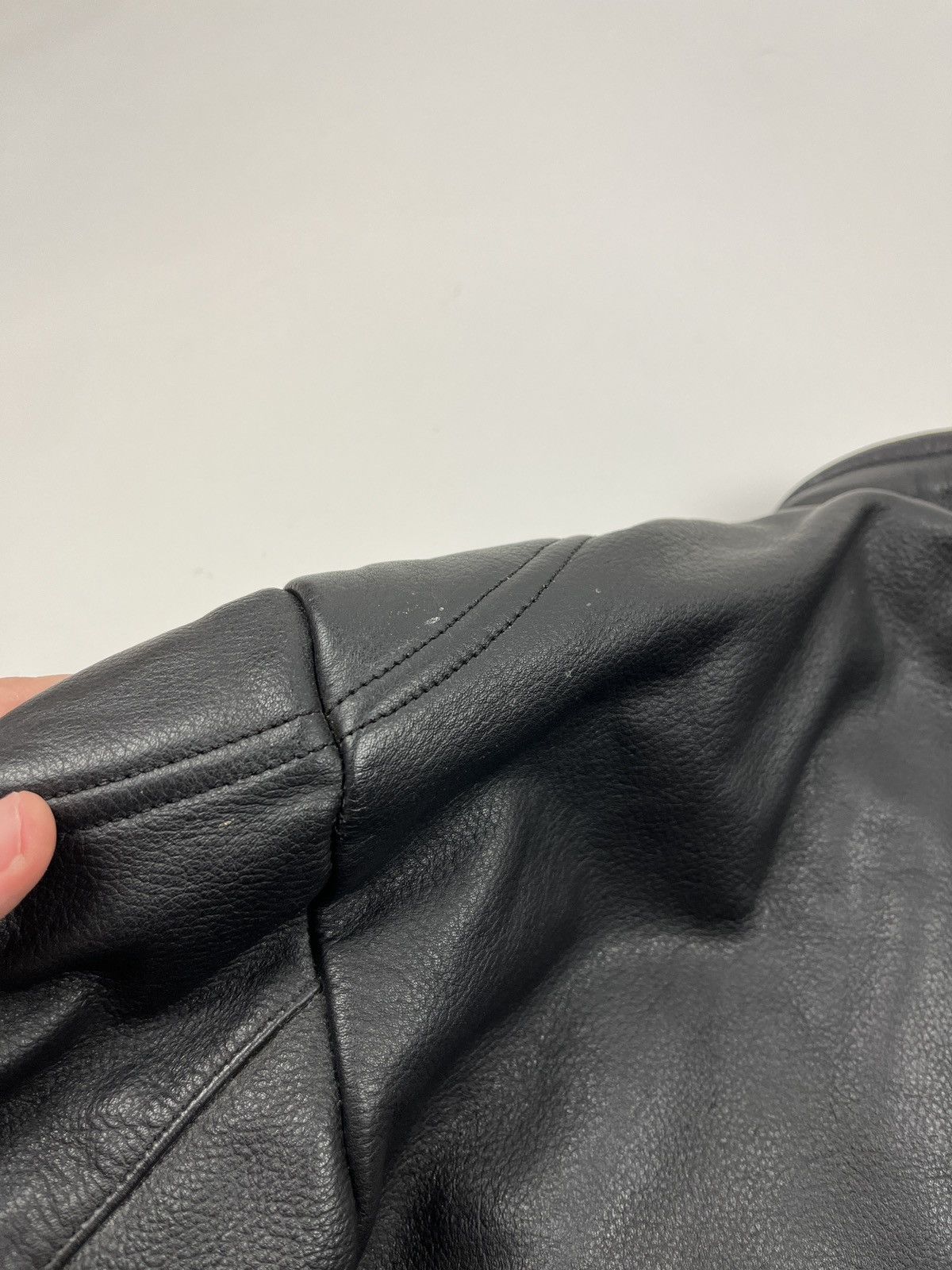 Belstaff × Vintage Rare🔥Vintage 90s Belstaff Leather Biker/Racing Jacket Size US S / EU 44-46 / 1 - 18 Thumbnail