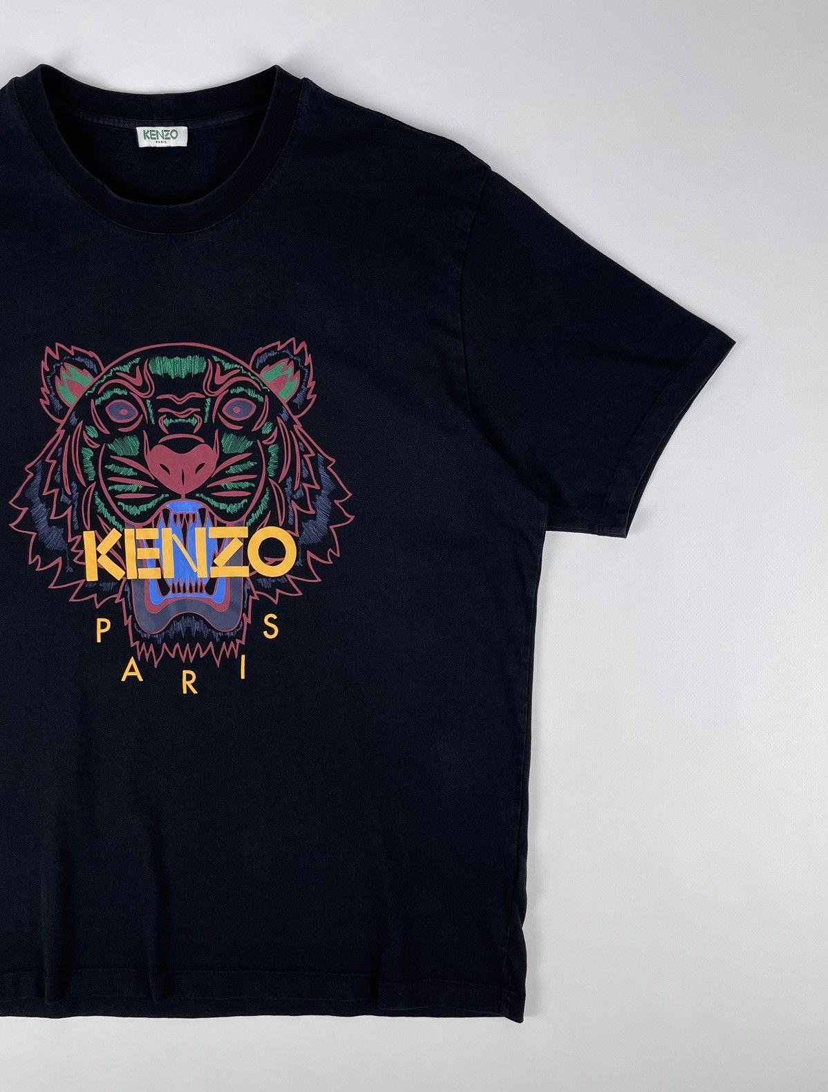 Kenzo Kenzo Paris Tiger big logo T-shirt Size US L / EU 52-54 / 3 - 2 Thumbnail