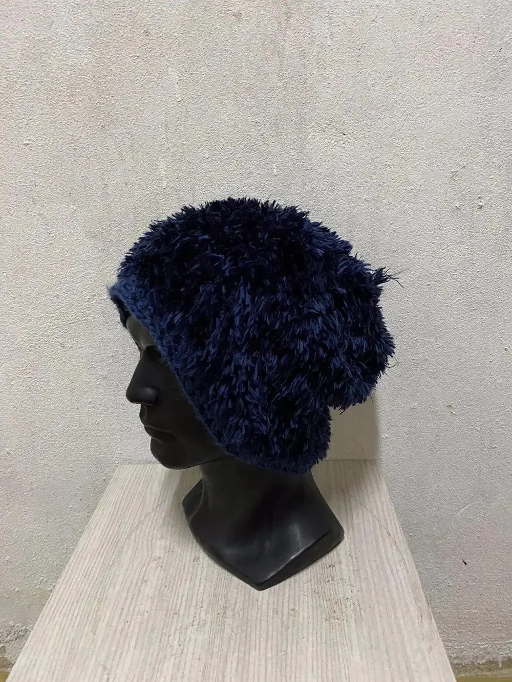Japanese Brand Fur Fleece Japanese Brand Beanie Hat Size ONE SIZE - 2 Thumbnail