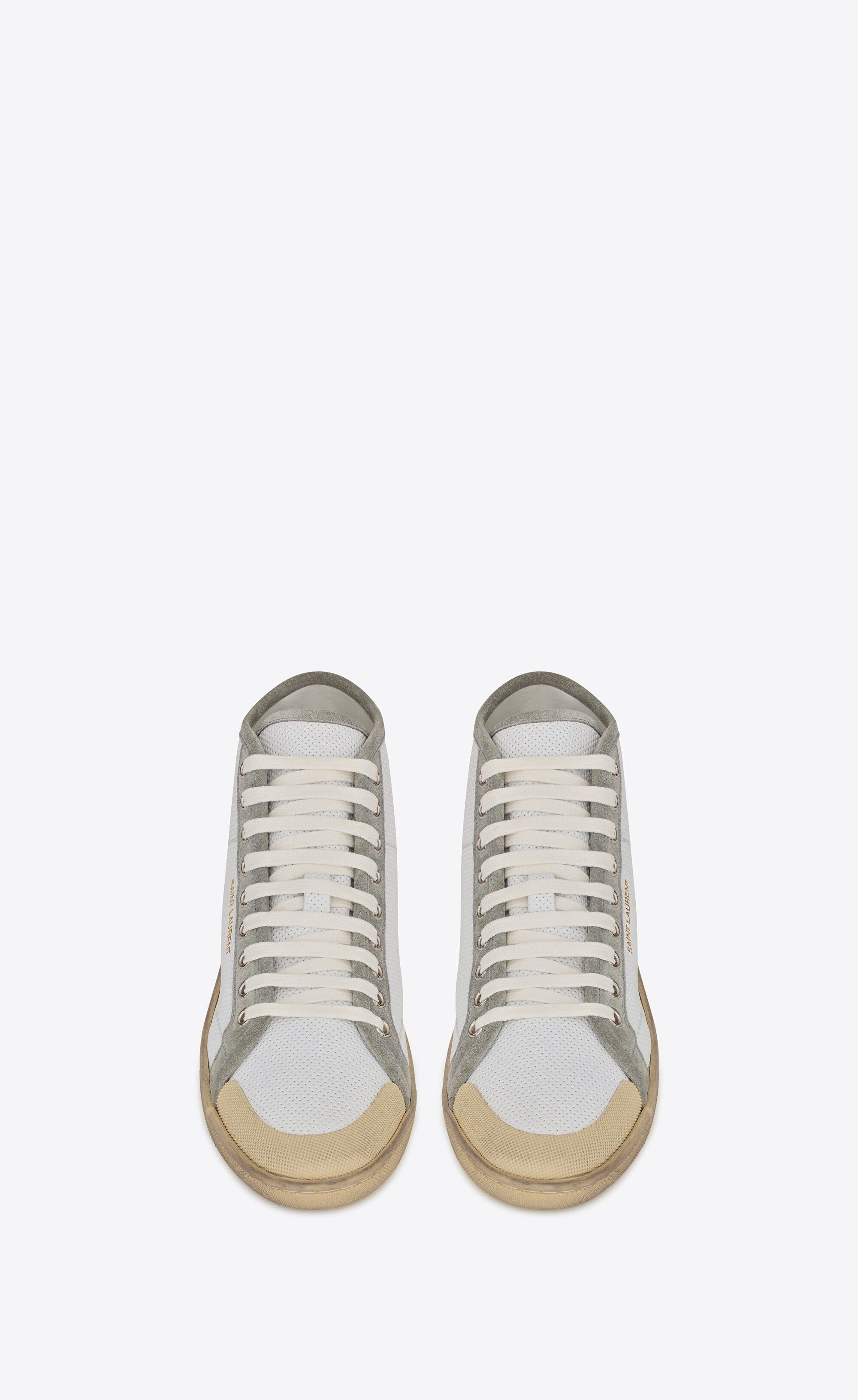 Saint Laurent Paris o1bcso1str1224 Court Classic Sl/39 Sneakers in White Size US 7.5 / EU 40-41 - 3 Thumbnail