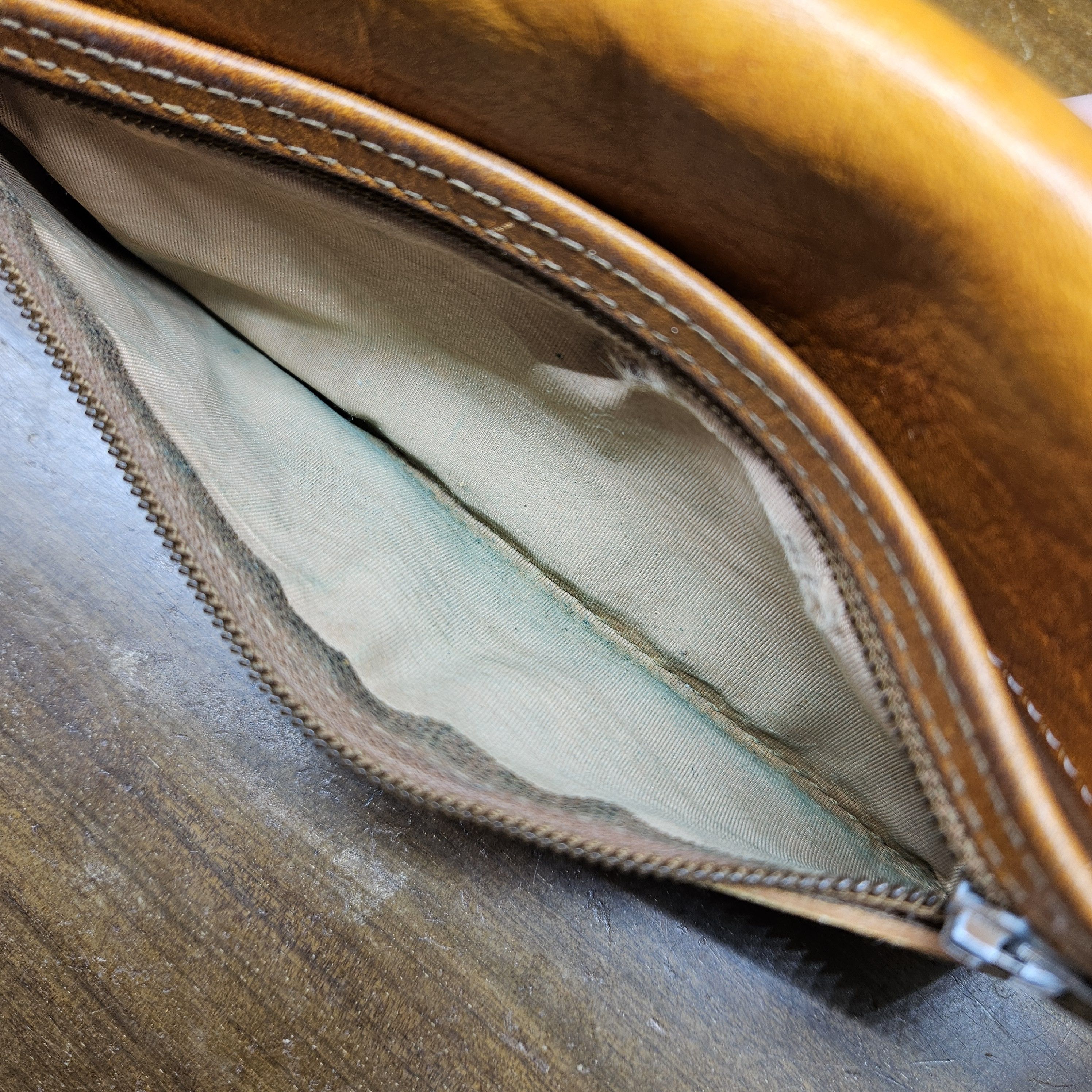 Other Baronet 7x4" Checkbook Wallet Vintage Top Grain Leather Sued Size ONE SIZE - 9 Thumbnail