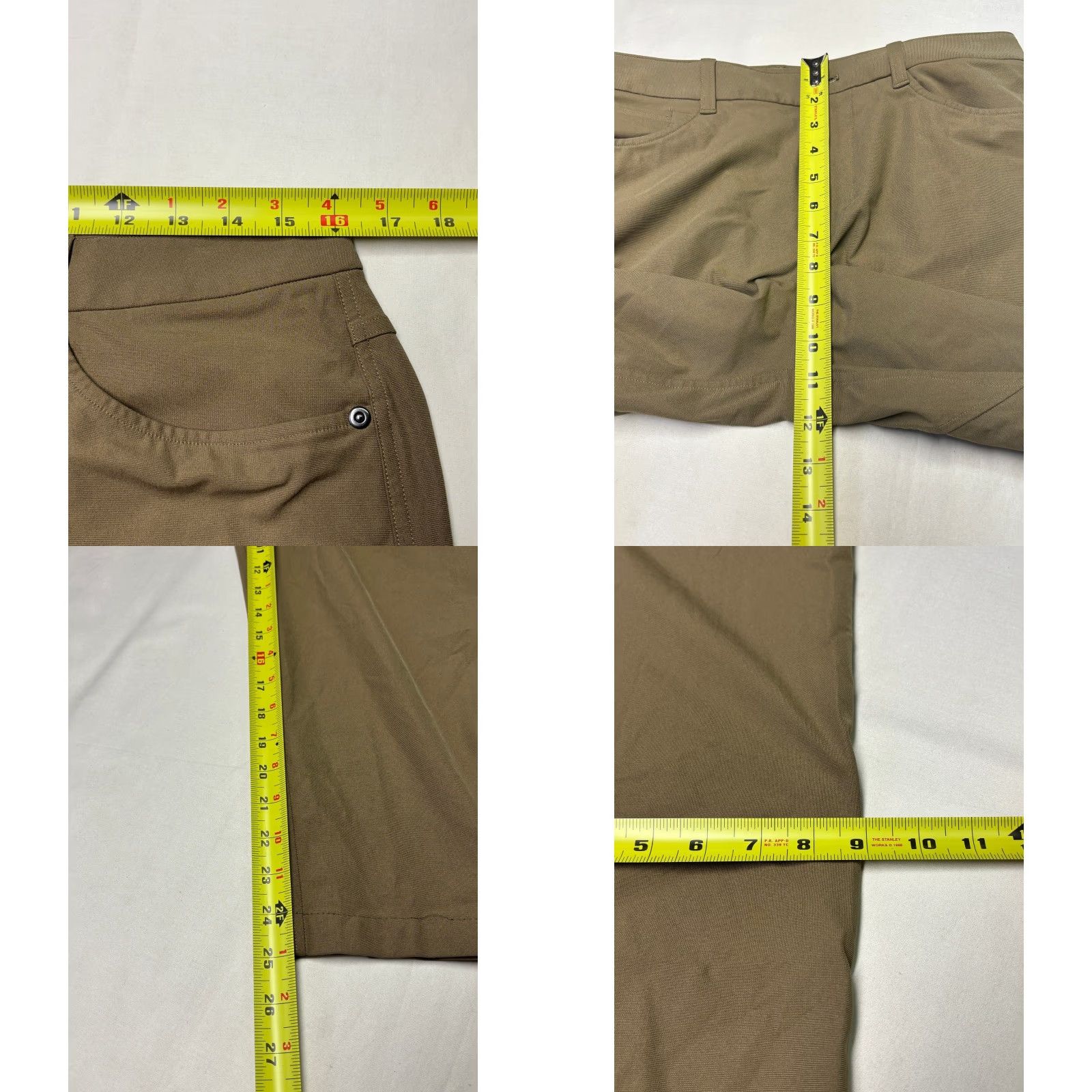 Lululemon Lululemon ABC Pant Chino 31x25 Beige 5-Pocket Classic Office Casual Size US 31 - 8 Thumbnail