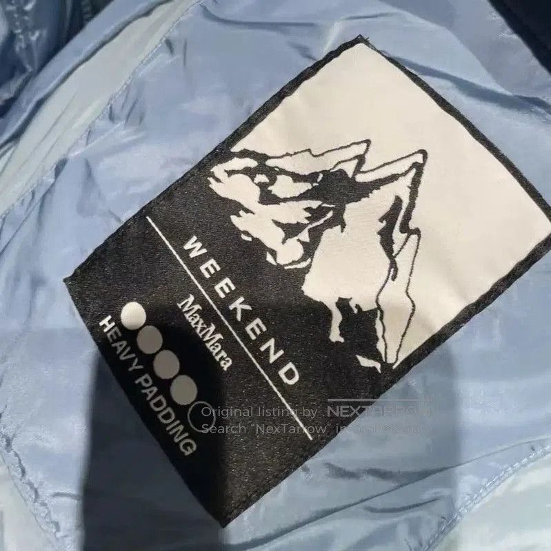 Max Mara MaxMara Blue Women's Down Jacket . Size S / US 4 / IT 40 - 3 Thumbnail
