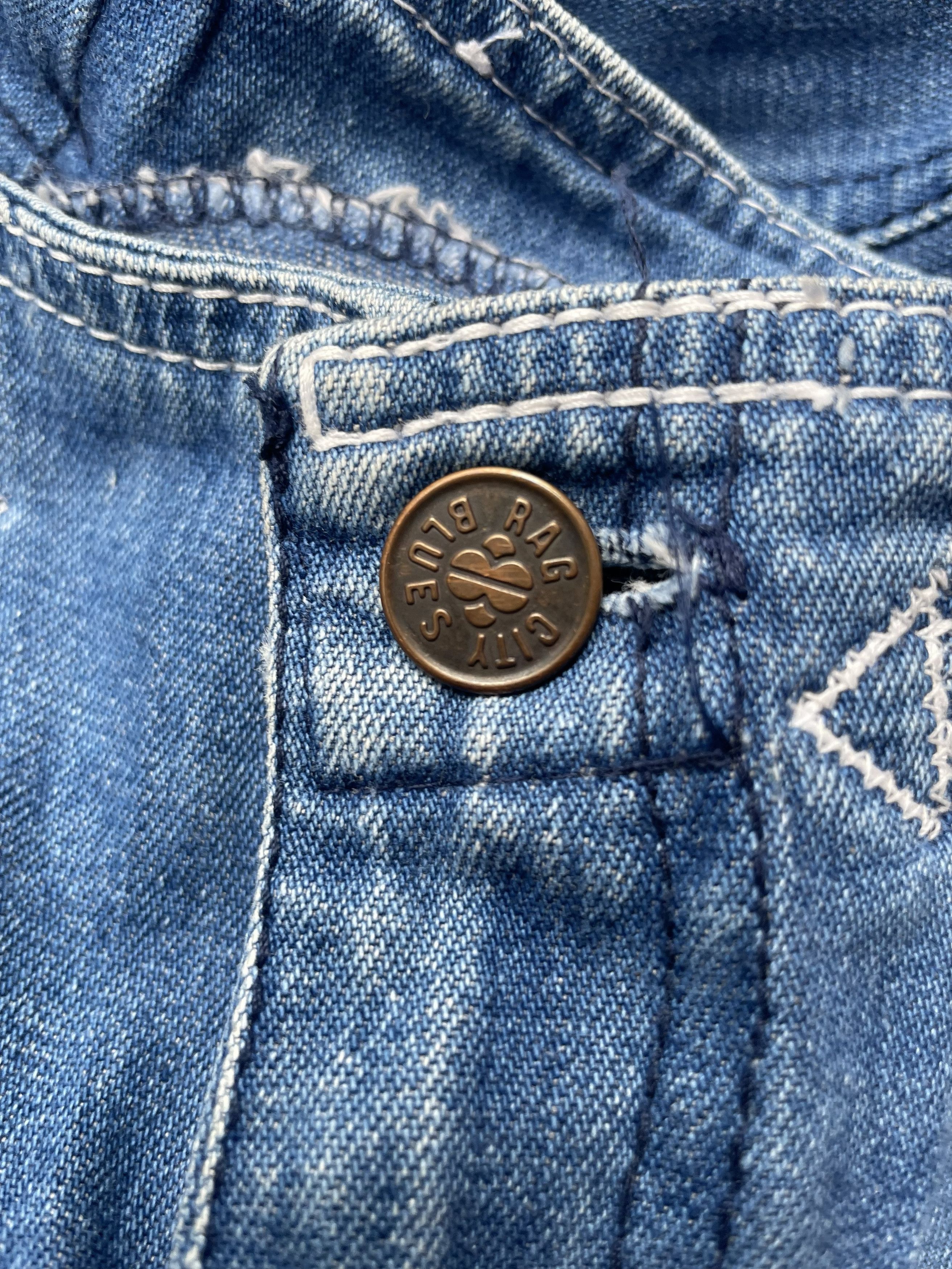 Vintage Vintage Rag City Blues Western Denim Size 26" / US 2 / IT 38 - 8 Thumbnail