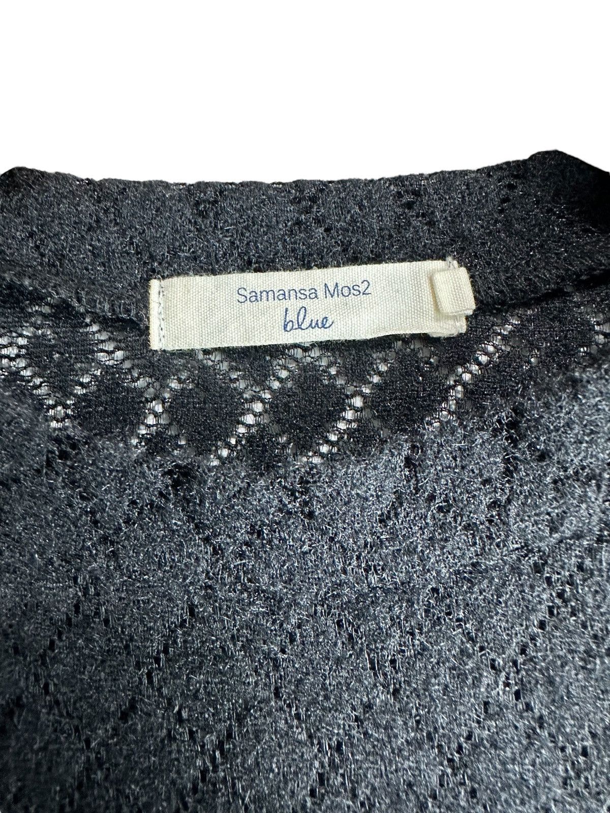 Issey Miyake × Japanese Brand × Yohji Yamamoto 2000s S MOS 2 BLUE UNDEFINED PATTERNED ISSEY YOHJI STYLE Size M / US 6-8 / IT 42-44 - 10 Thumbnail