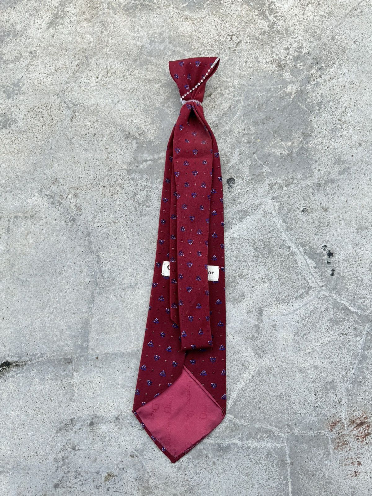 Christian Dior Monsieur × Dior Vintage Christian Dior Necktie Red Size ONE SIZE - 2 Thumbnail