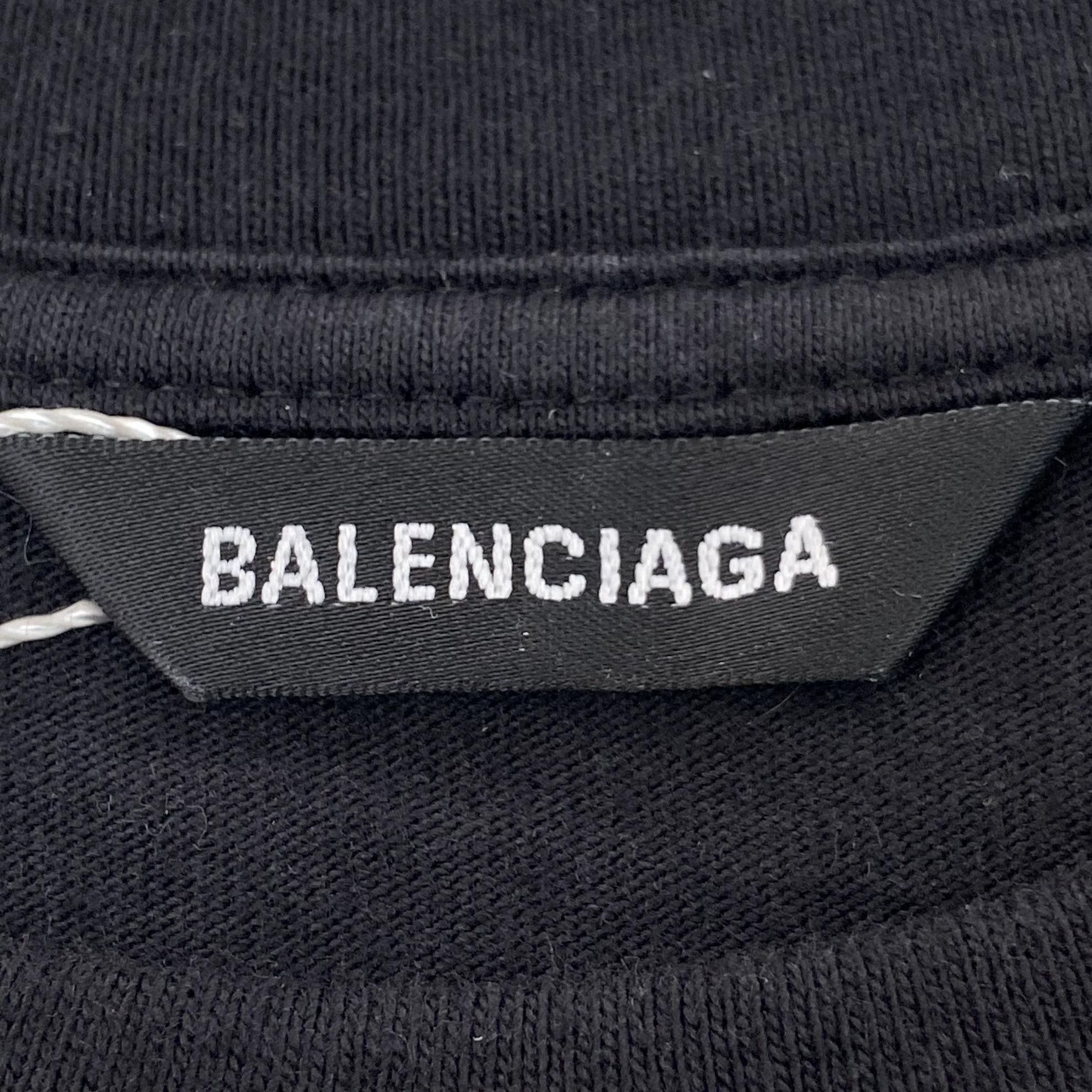 Balenciaga Balenciaga Black Letter Logo T-Shirt 10Y Size XXS / US 00 / IT 34 - 5 Thumbnail