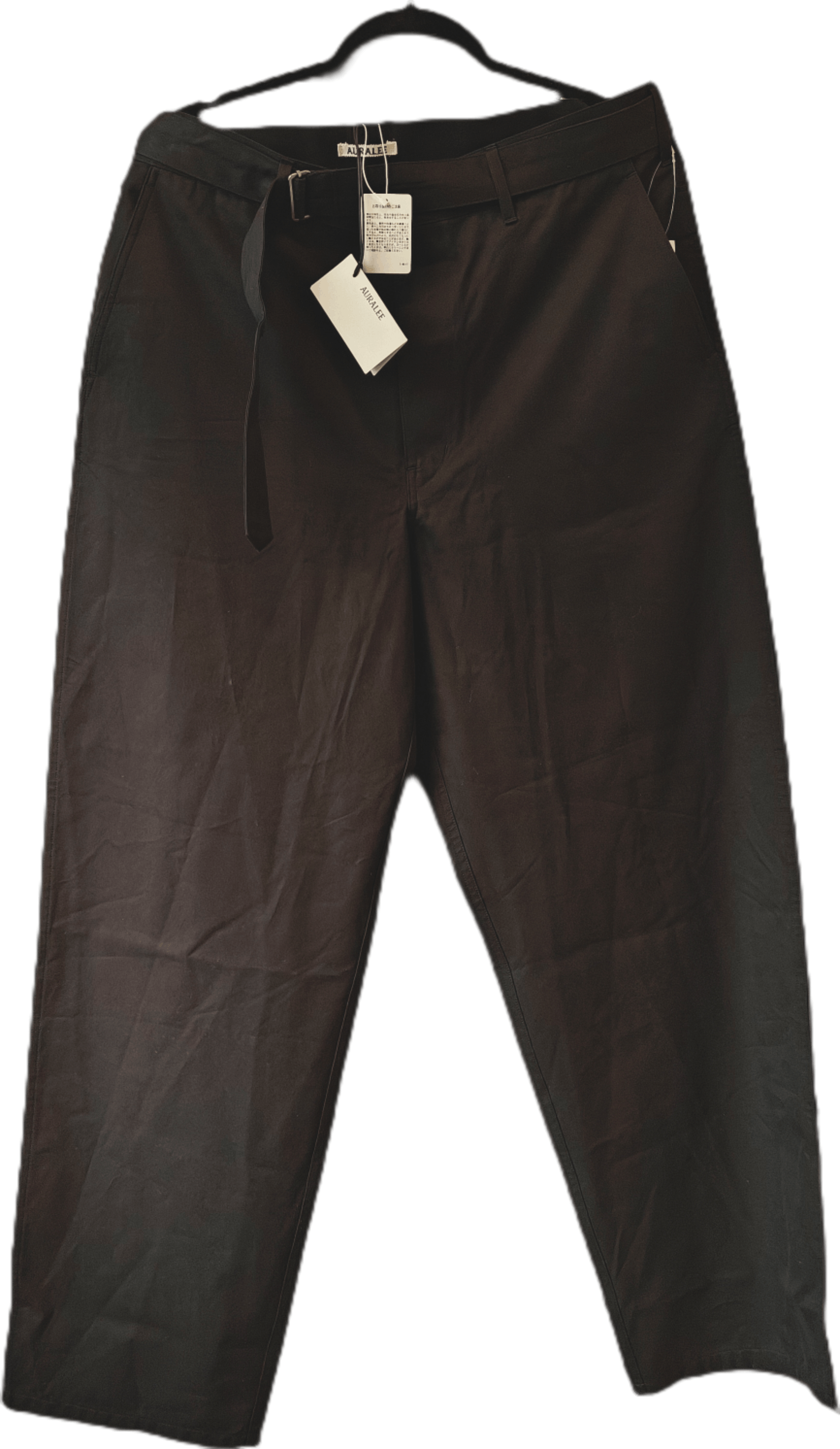 Auralee Belted Chinos | Grailed