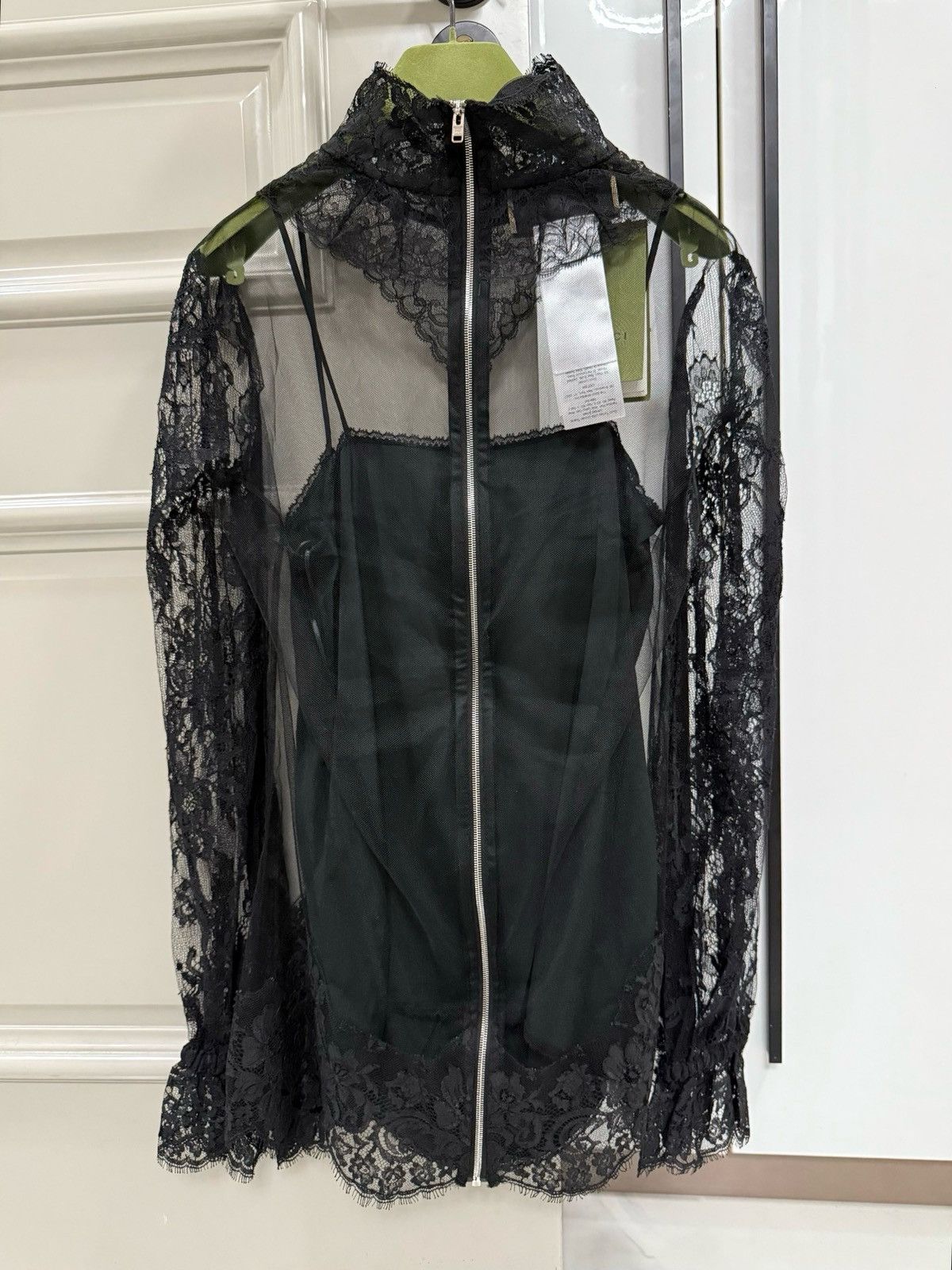 Gucci Gucci Black Tulle Lace Shirt Size XS / US 0-2 / IT 36-38 - 4 Thumbnail