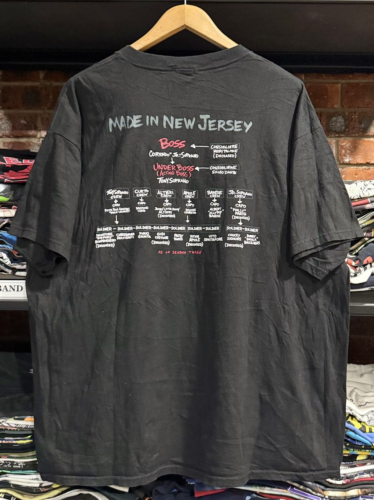 Vintage Vintage The Sopranos Hbo Movie Faded Oversize Tee Size US XXL / EU 58 / 5 - 2 Thumbnail