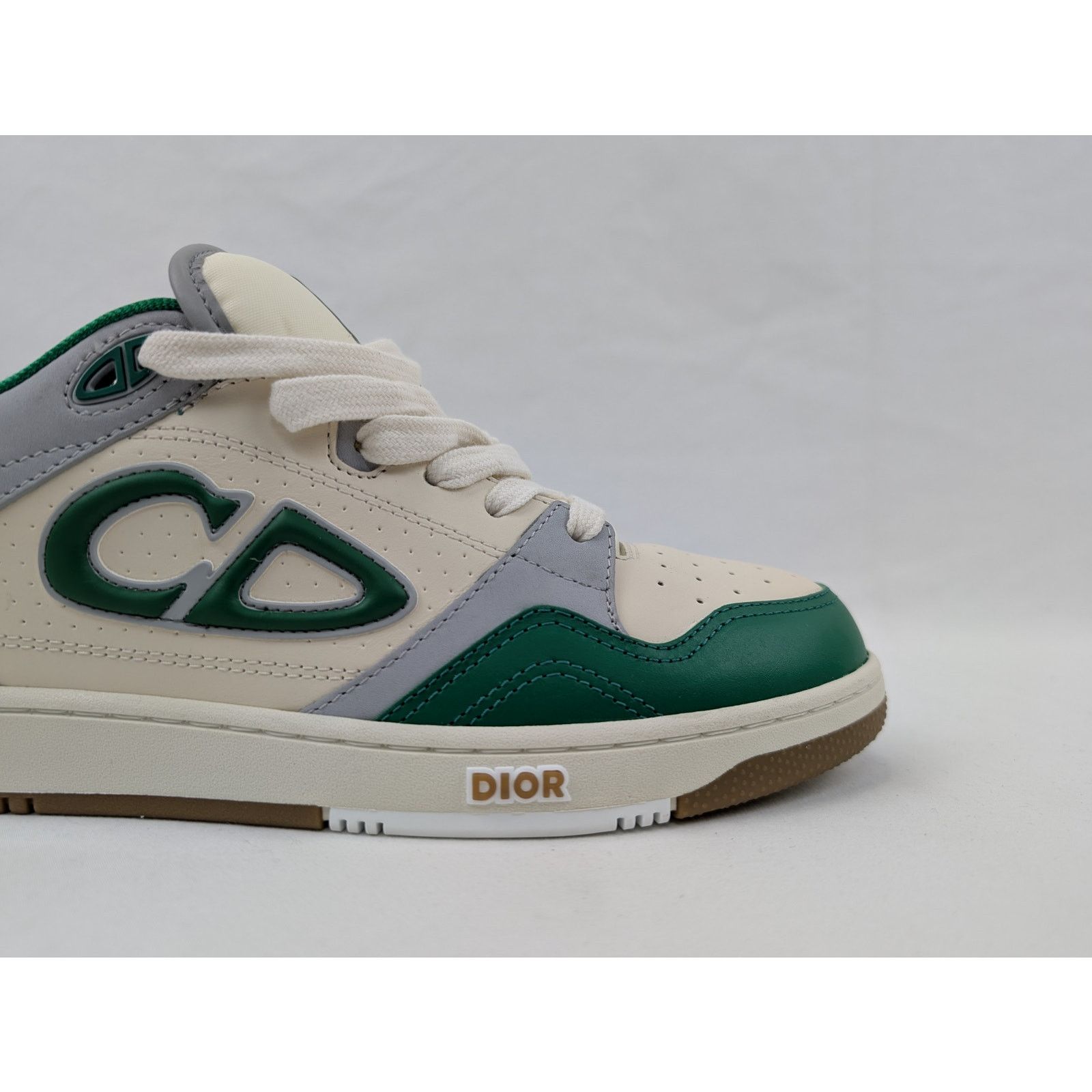 Dior o1rshd1 M-B57 LT Calf Sneakers in Grey/Green Size US 8 / EU 41 - 3 Thumbnail