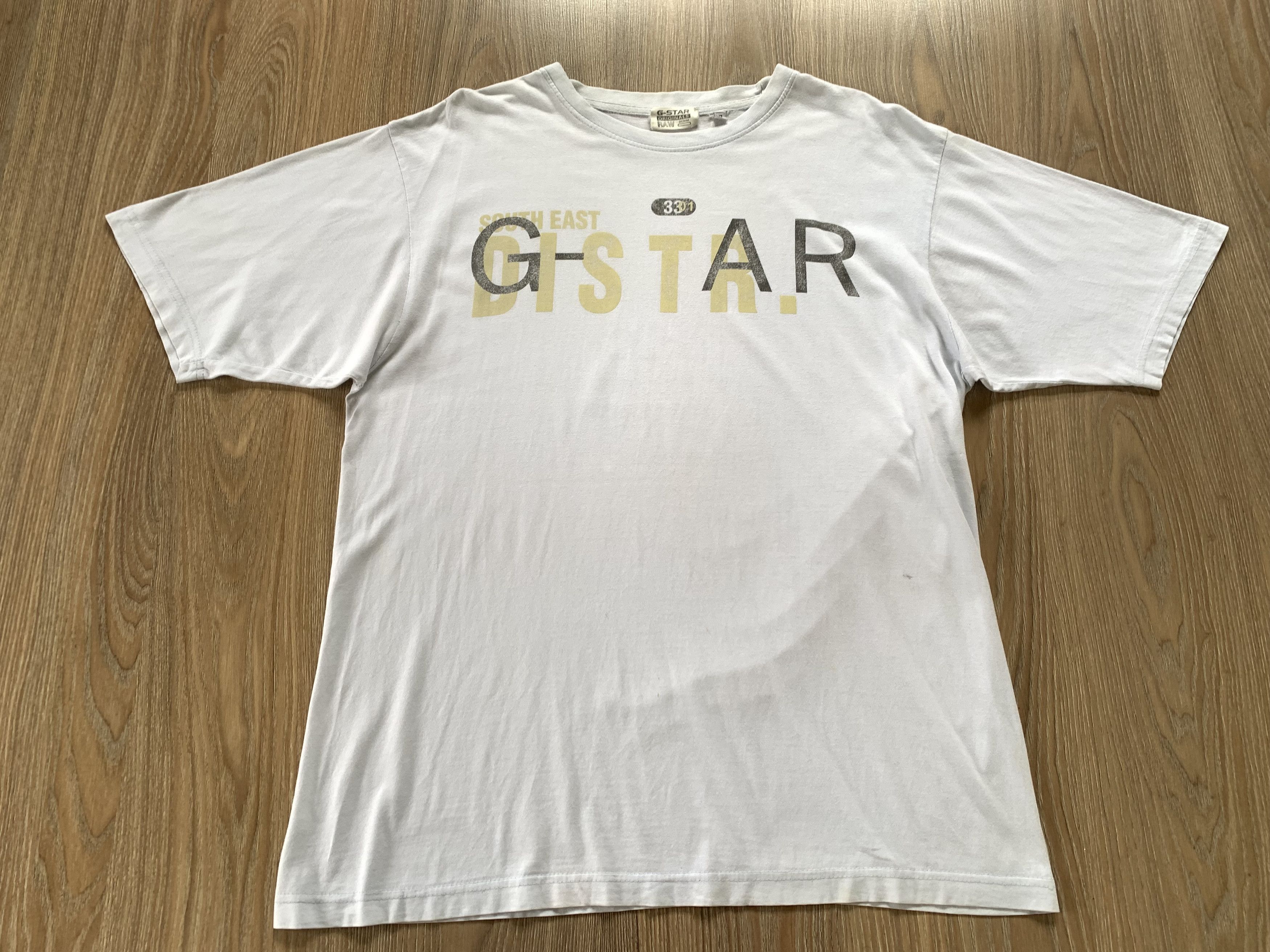 G-Star Rare G-Star Raw Vintage Cotton T Shirt White Size US XL / EU 56 / 4 - 2 Thumbnail