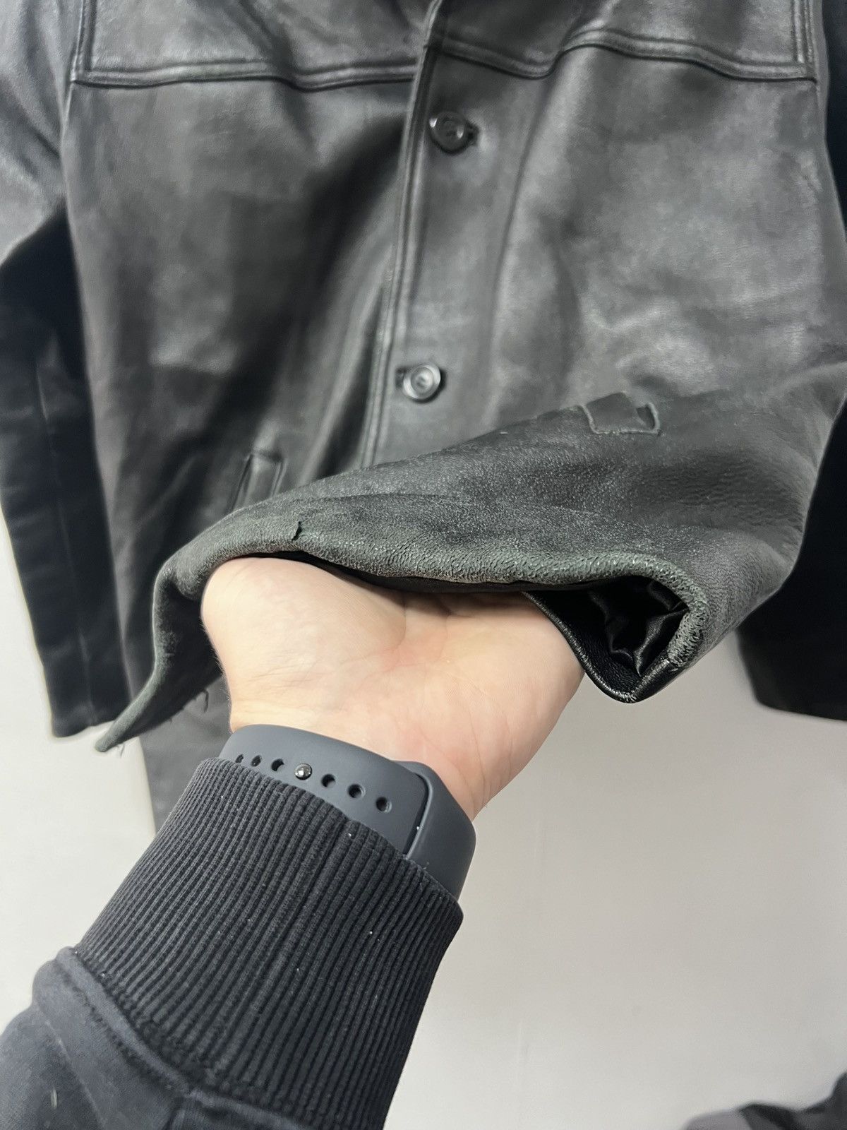 Versace Vintage Versace Leather Jacket size S Mens Luxury Size US S / EU 44-46 / 1 - 8 Thumbnail