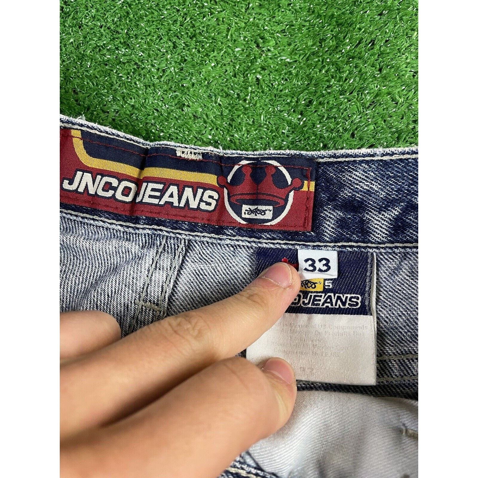 JNCO Vintage Y2K JNCO Pipe Wed Leg Medium 30 Denim Jean Shorts Size US 30 / EU 46 - 3 Thumbnail
