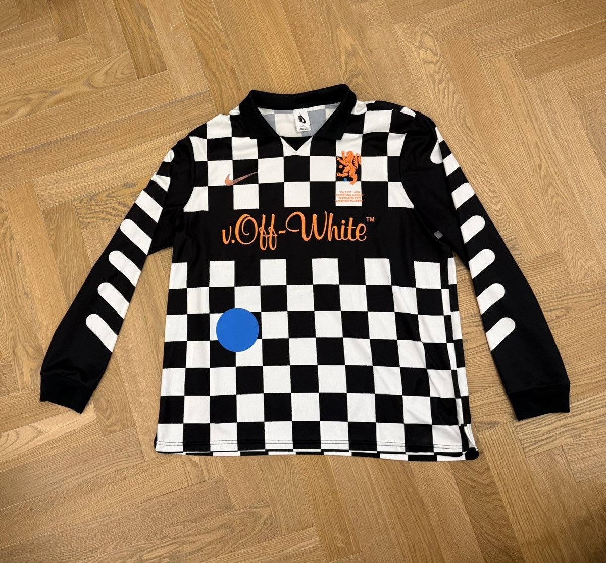 Nike × Off-White NIKE LAB x OFF-WHITE Mercurial Nrg X FB Trikot Shwarz Jersey Size US L / EU 52-54 / 3 - 1 Thumbnail