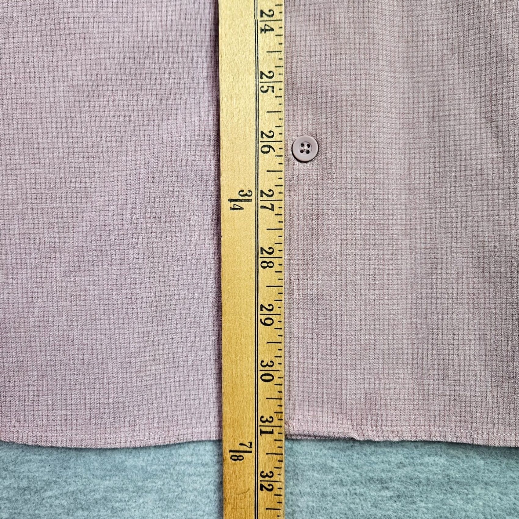 Vintage 01.ALGO Performance Shirt XL Tall Pink Short Sleeve Button Up Quick Dry UPF 40 Shirt XL Pink Short Sleeve Button-Up 01.ALGO Mens Regular Modern Shirt Size US XL / EU 56 / 4 - 5 Thumbnail