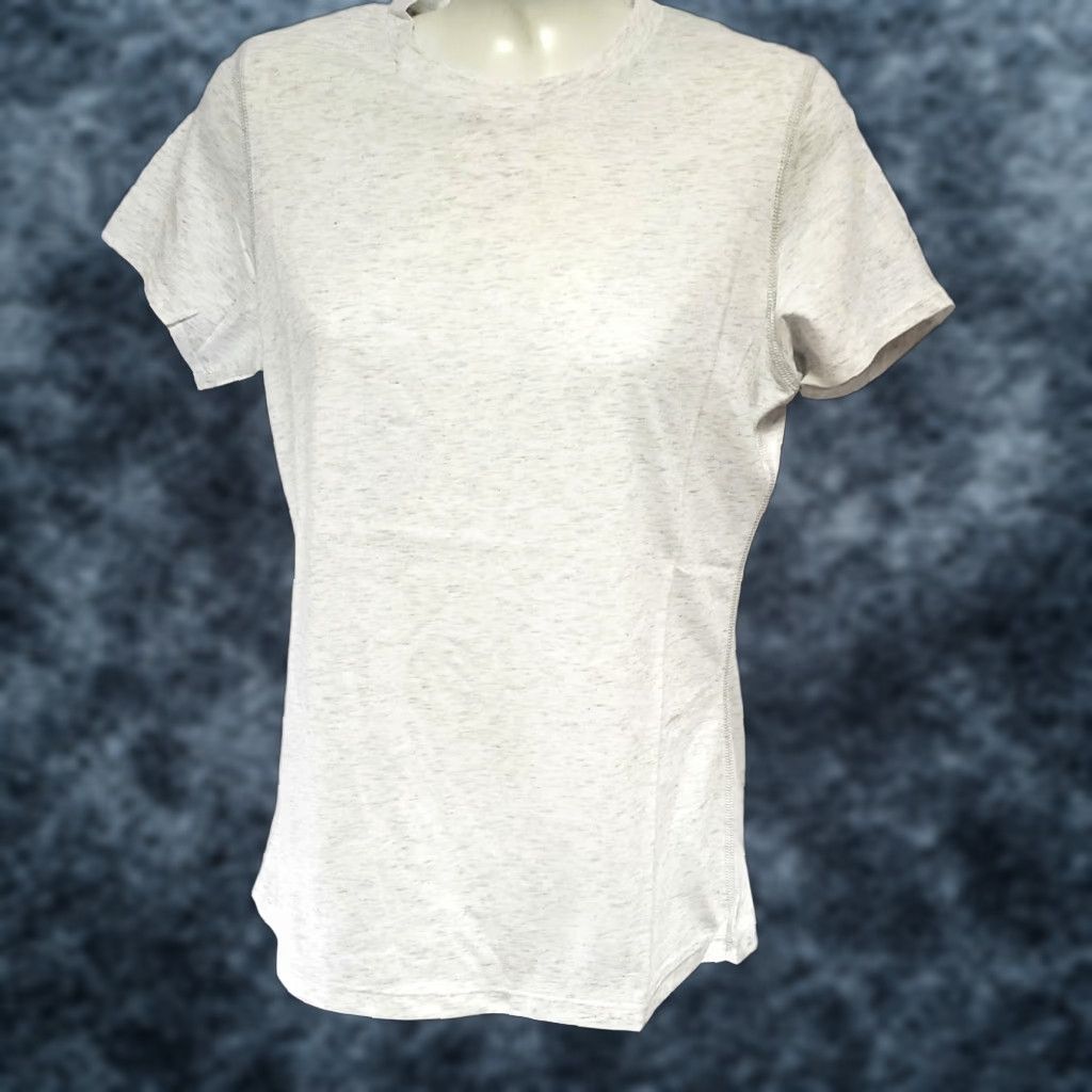 New Balance Womens New Balance Tee Shirt Athletic Heather Grey NB Dry WT73123 SAH Heathertech Crew Short Sleeve S Womens Size S / US 4 / IT 40 - 1 Thumbnail