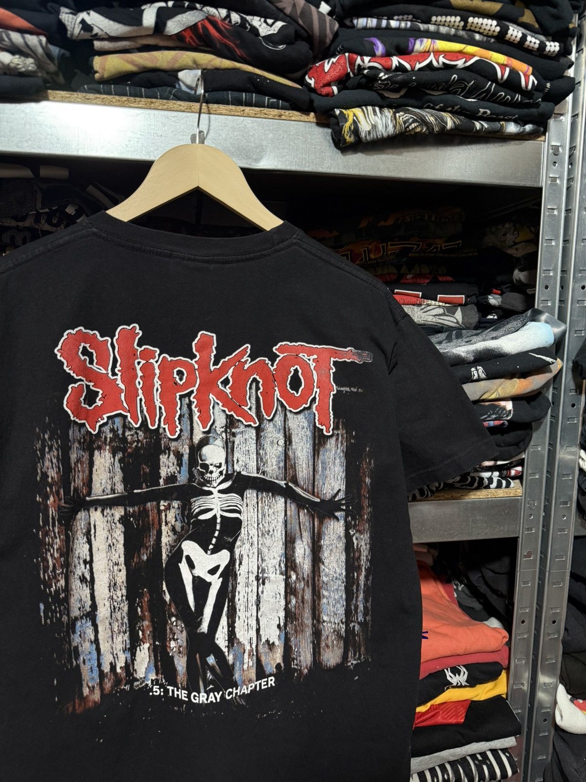 Slipknot Vintage 2014 Slipknot .5: The Gray Chapter Rock Band T-Shirt Size US XL / EU 56 / 4 - 4 Thumbnail