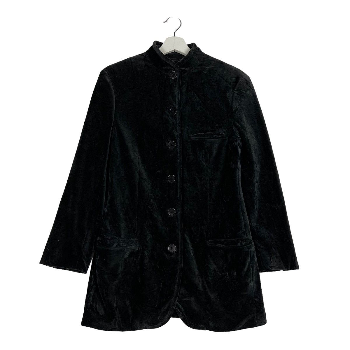 Armani 🔥EMPORIO ARMANI VELVET BLAZER FULL BUTTON JACKET MADE ITALY Size US M / EU 48-50 / 2 - 2 Thumbnail