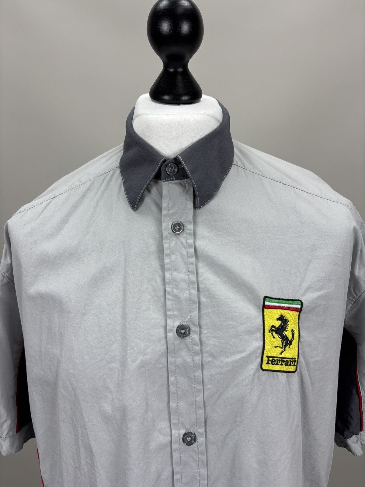 Ferrari Mens shirt Ferrari Size S/M Color Gray Size US S / EU 44-46 / 1 - 3 Thumbnail