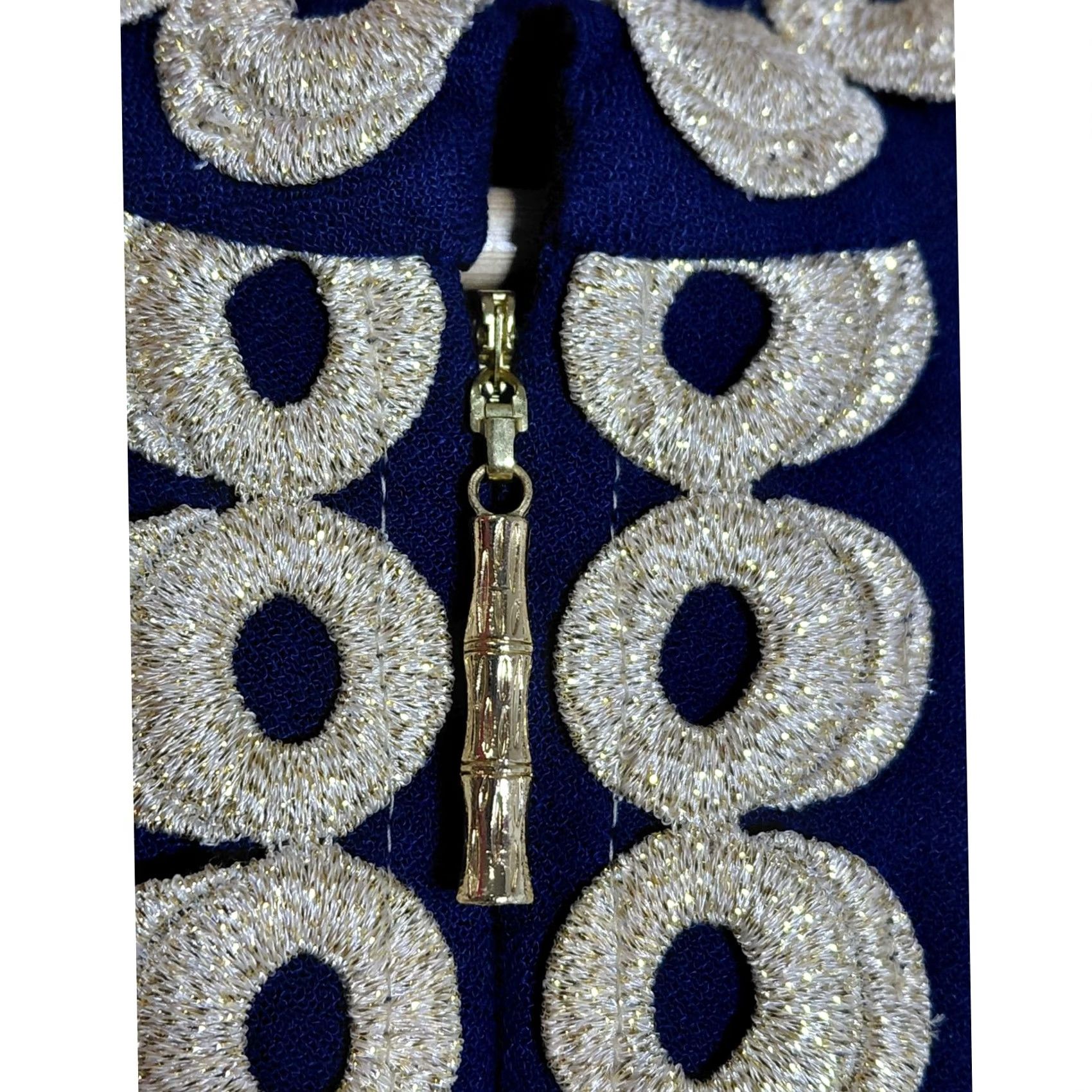 Lilly Pulitzer Lilly Pulitzer Navy Sleeveless Dress Solid Collared Knee Length Women Size 4 Size S / US 4 / IT 40 - 4 Thumbnail